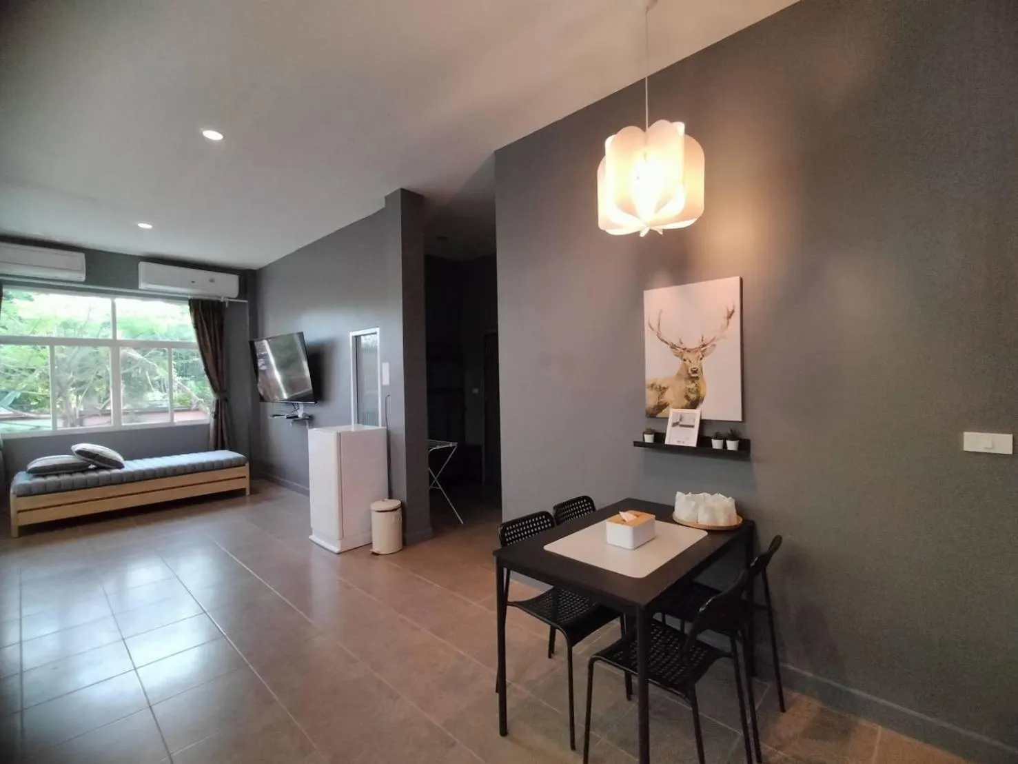 TV and multimedia, Bed in Grandsiri Resort KhaoYai