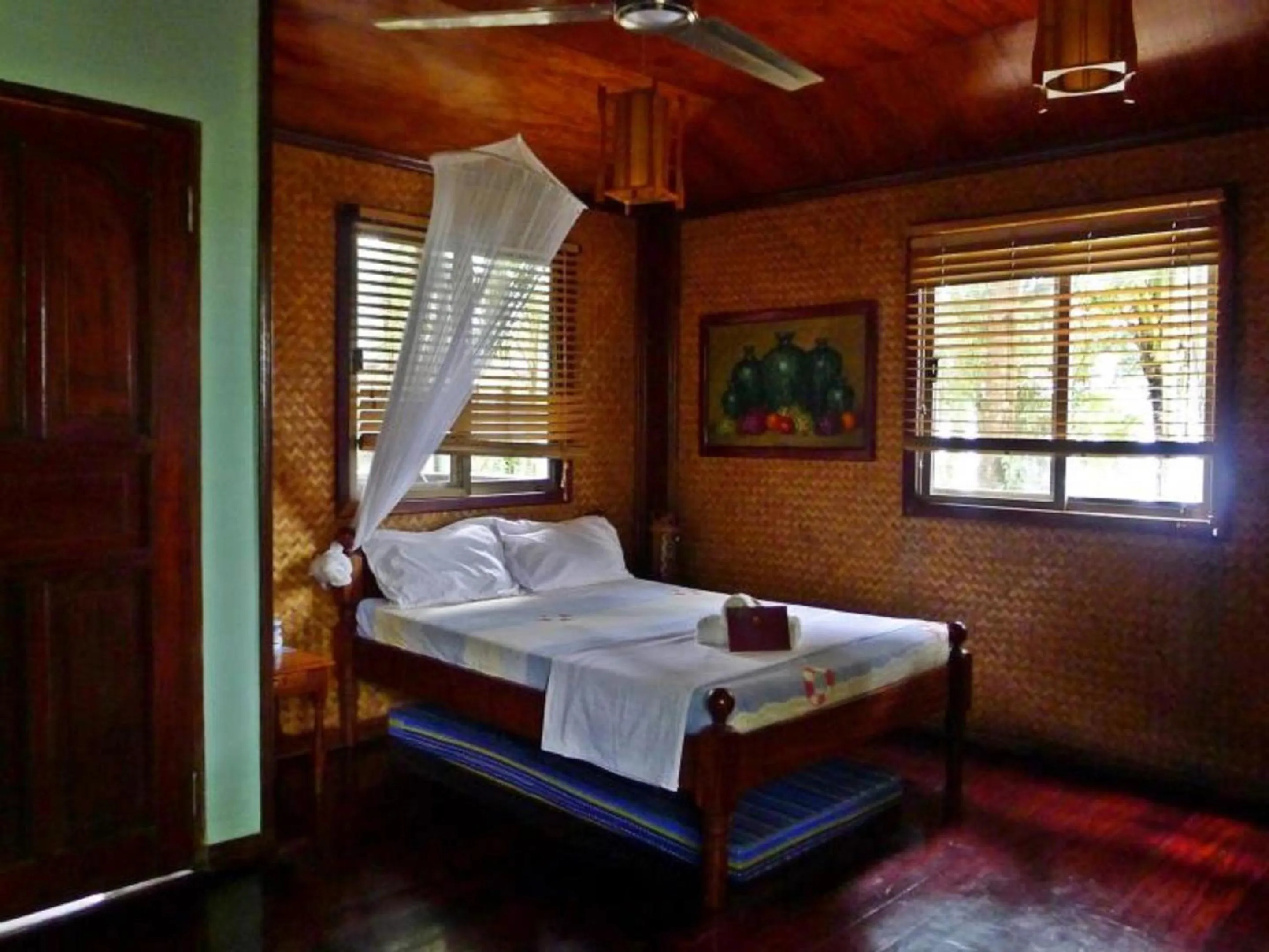 Bedroom, Bed in La Salangane Caalan Beach Villa
