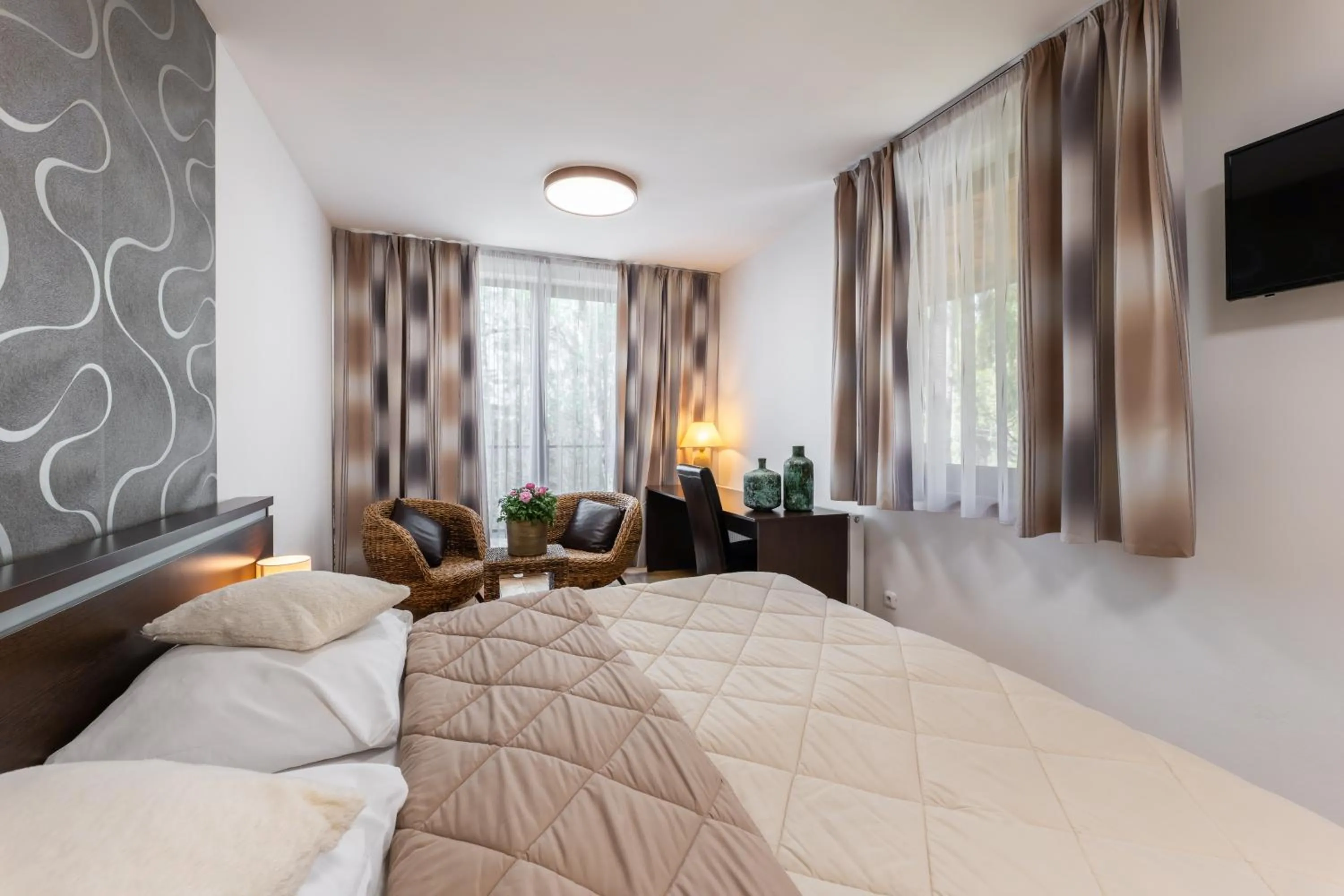 Bed in Archa restaurant a penzion