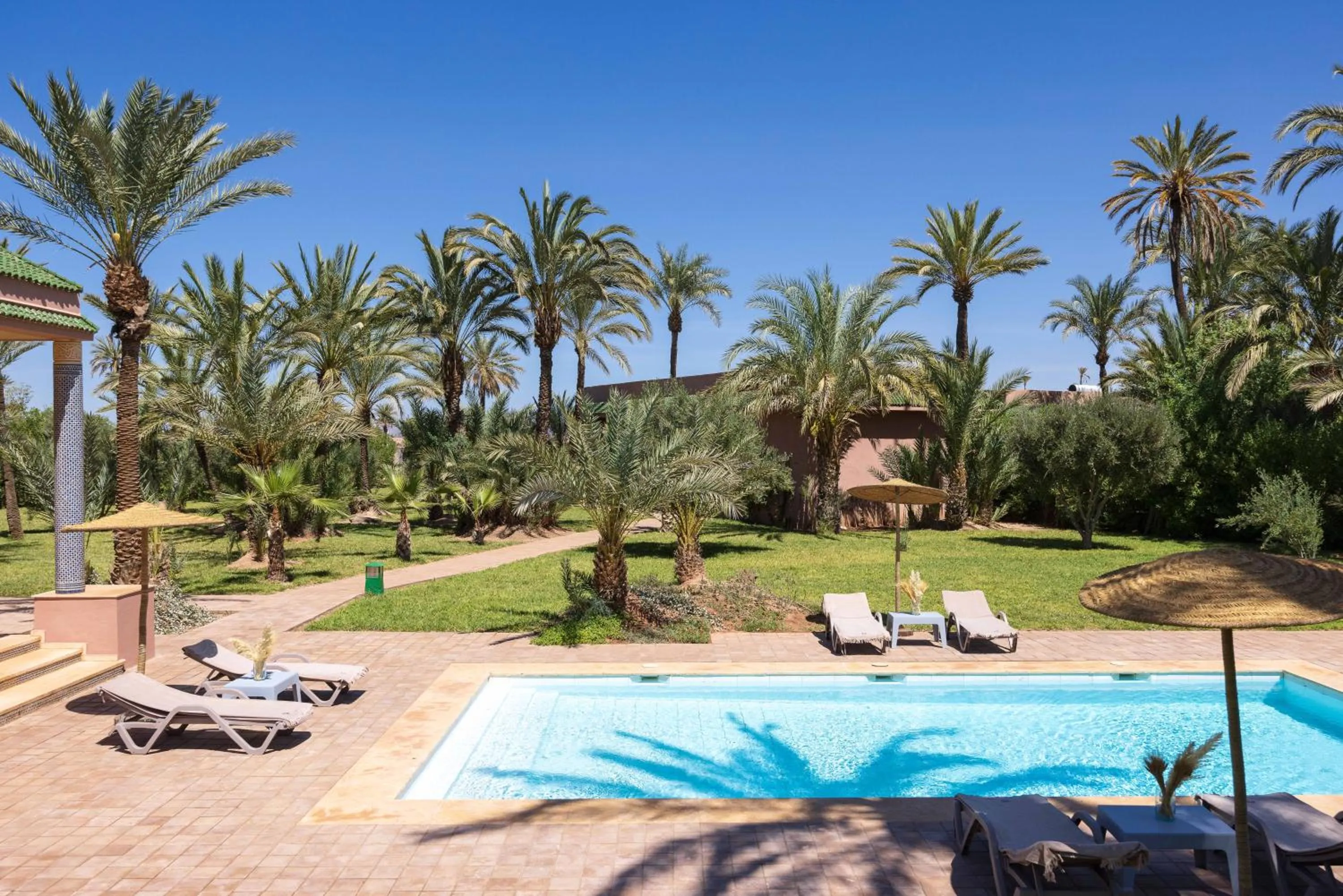 Garden view in Domaine Abiad