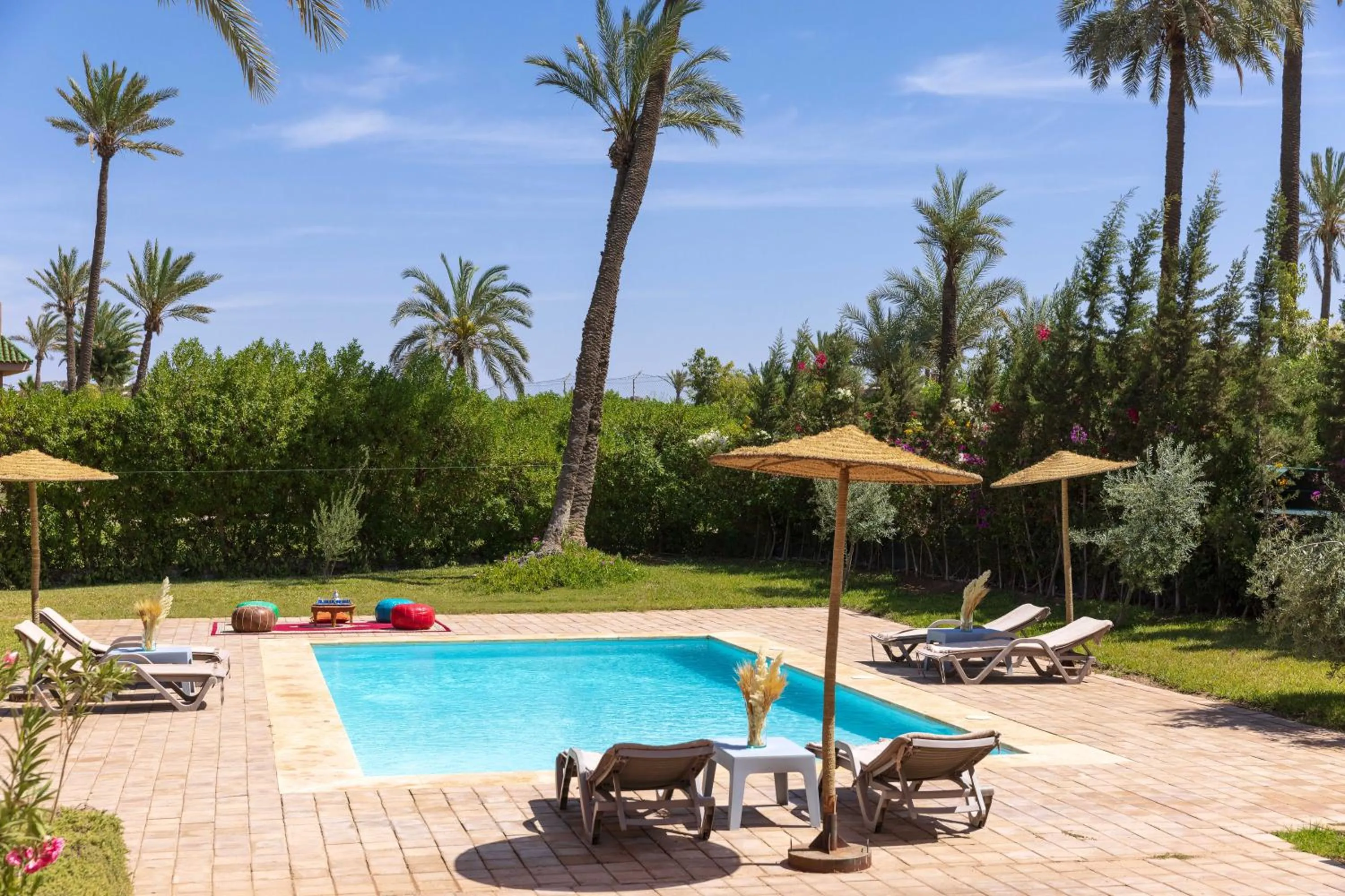 Swimming pool in Domaine Abiad