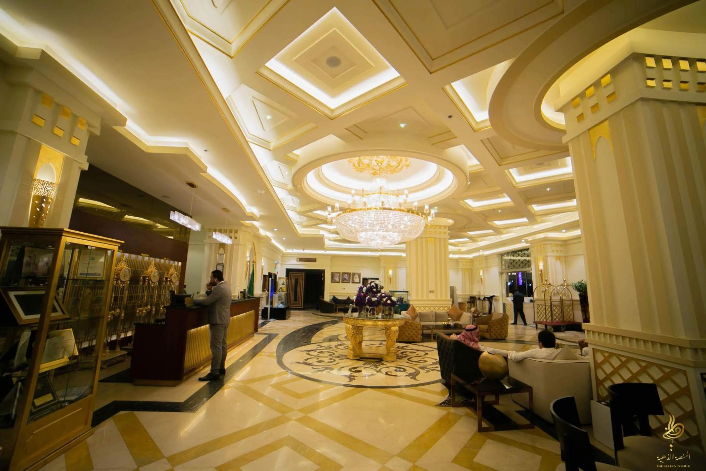 Lobby or reception in Casablanca Grand Hotel