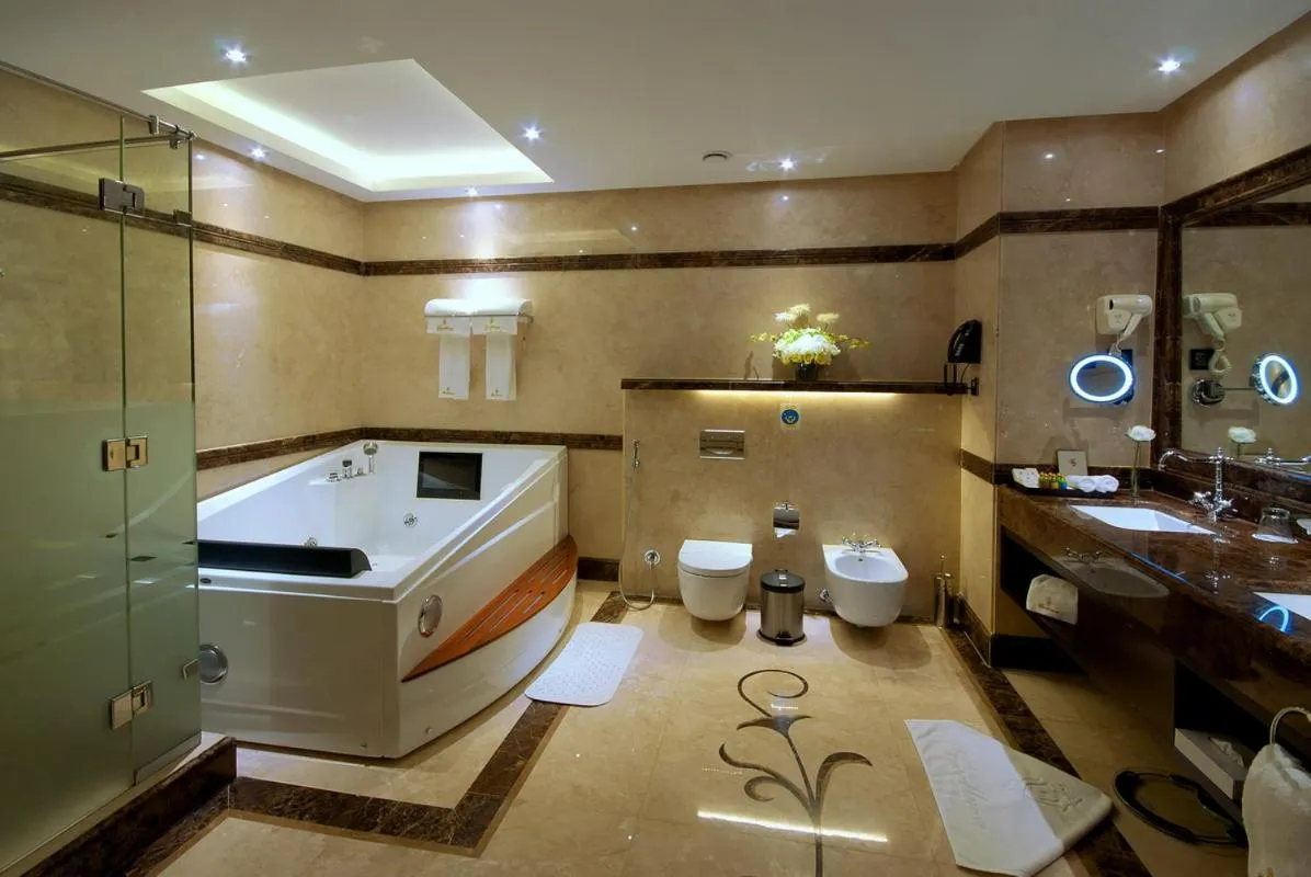 Bed in Casablanca Grand Hotel