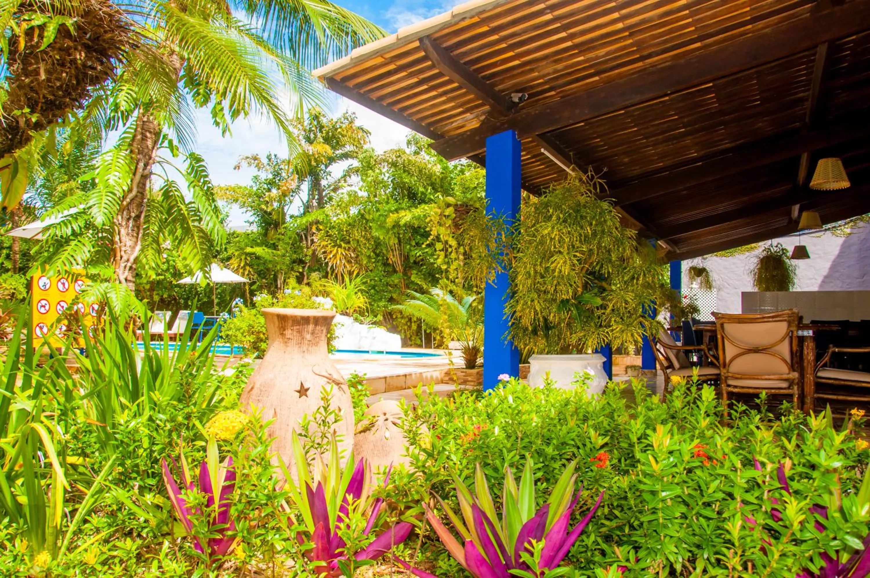 Garden in Pousada Arriba Pipa