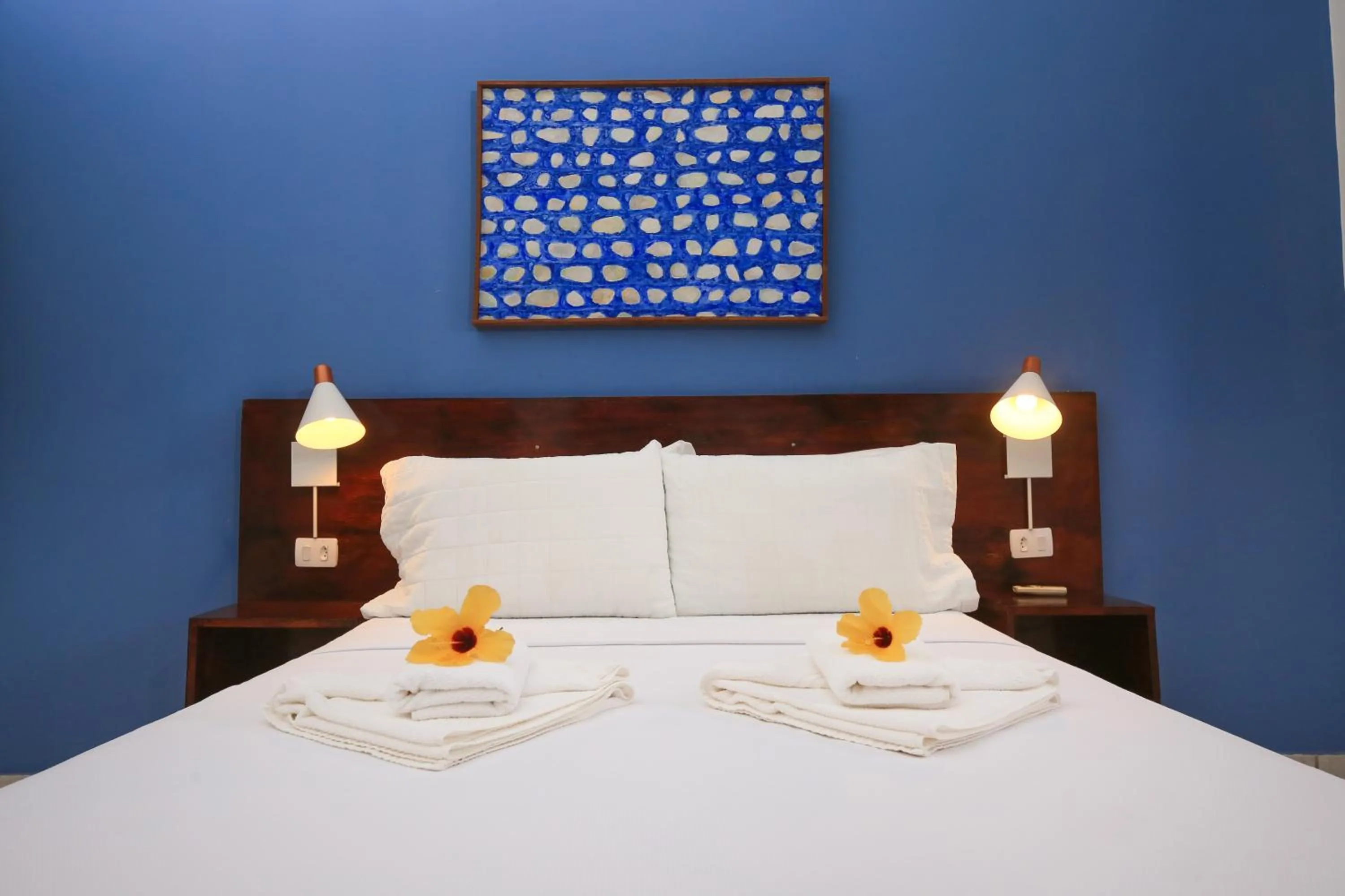 Bed in Pousada Arriba Pipa