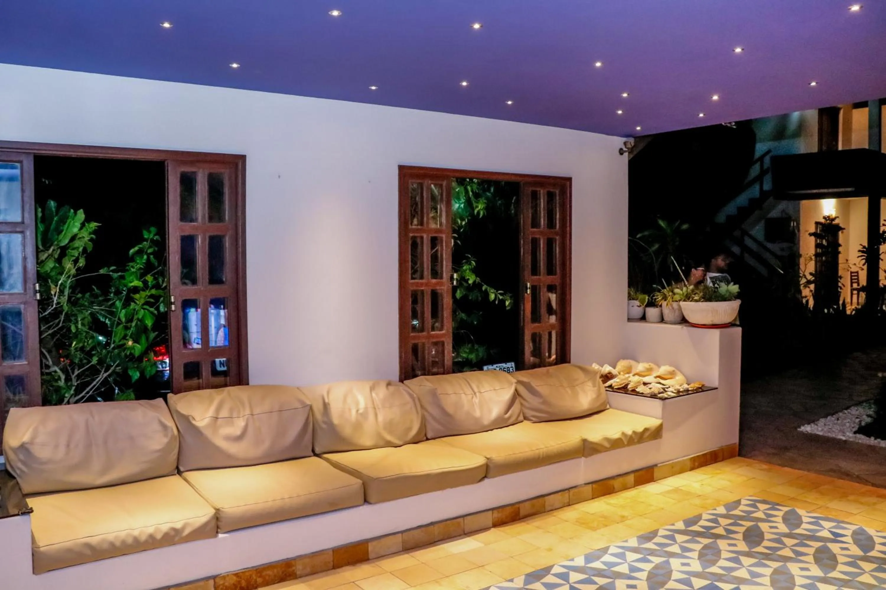 Communal lounge/ TV room in Pousada Arriba Pipa