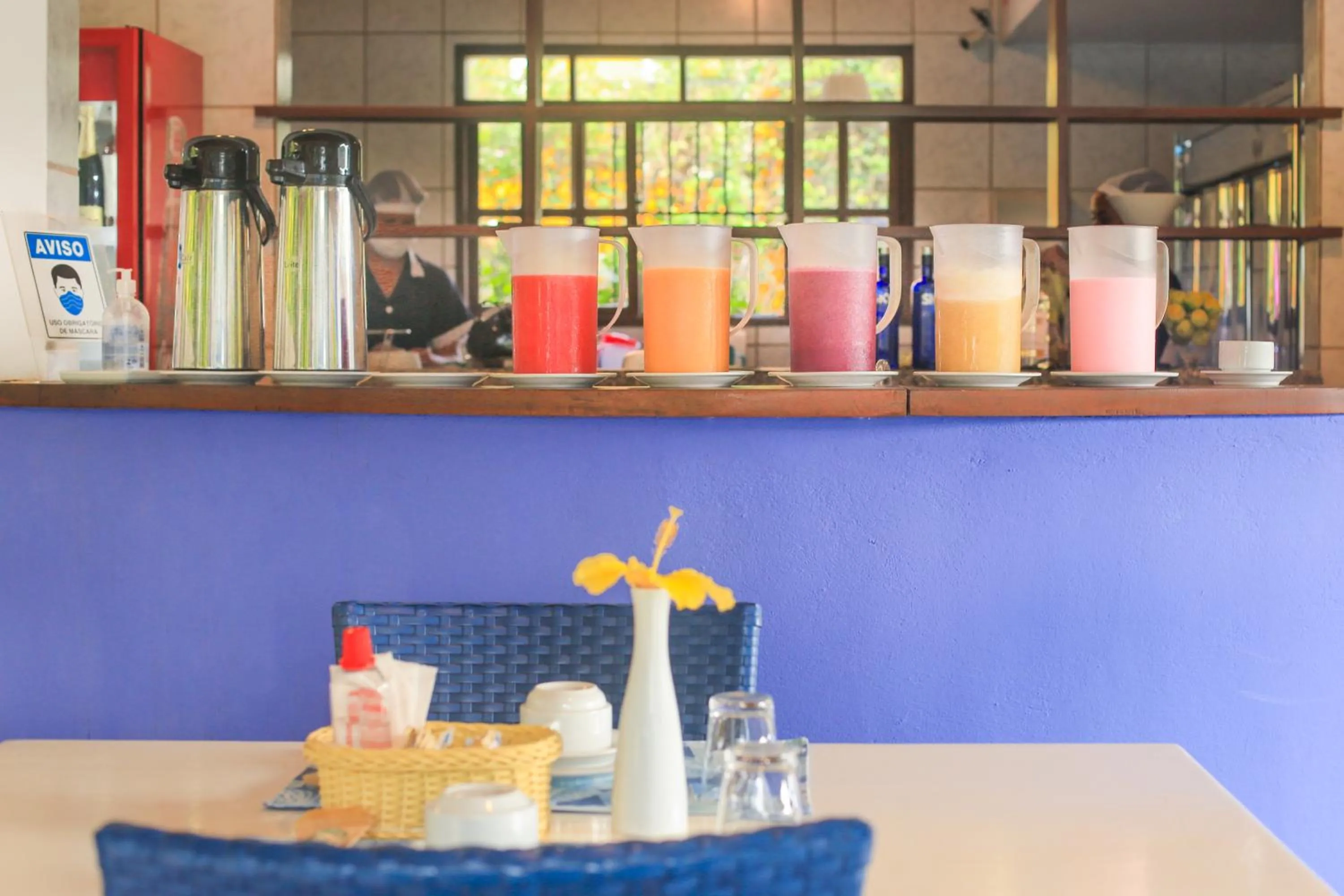 Buffet breakfast in Pousada Arriba Pipa