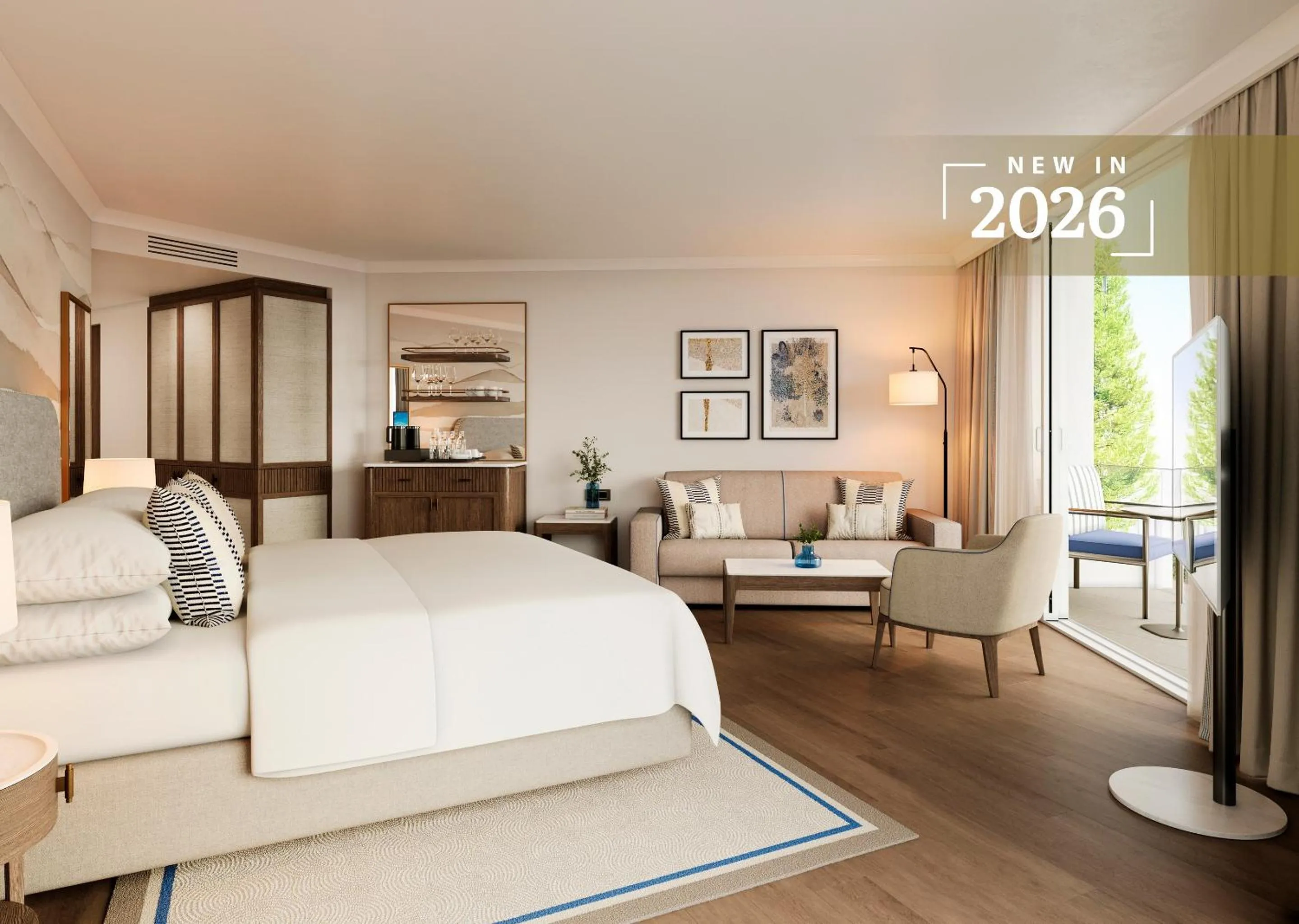 Property building, Bed in Amfora Hvar Grand Beach Resort