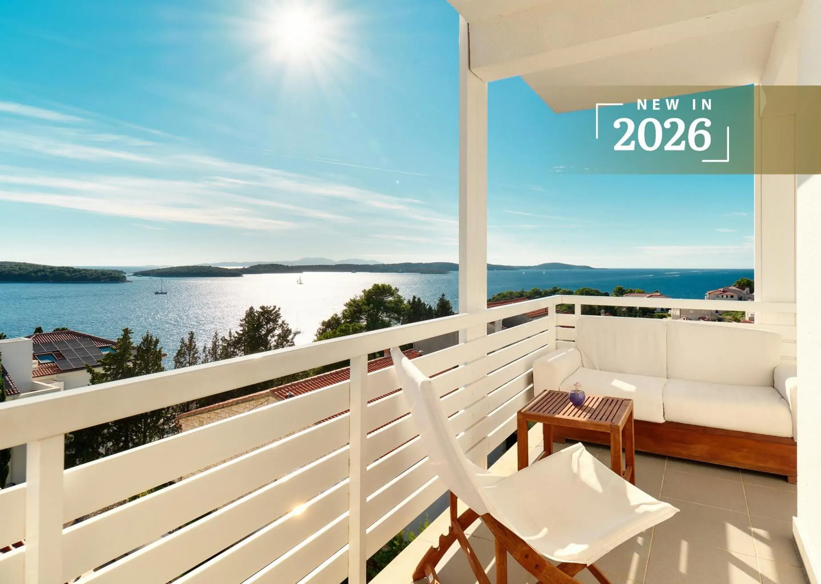 Two-Bedroom Suite with Balcony and Sea View - single occupancy in Amfora Hvar Grand Beach Resort Two-Bedroom Suite with Balcony and Sea View - single occupancy in Amfora Hvar Grand Beach Resort