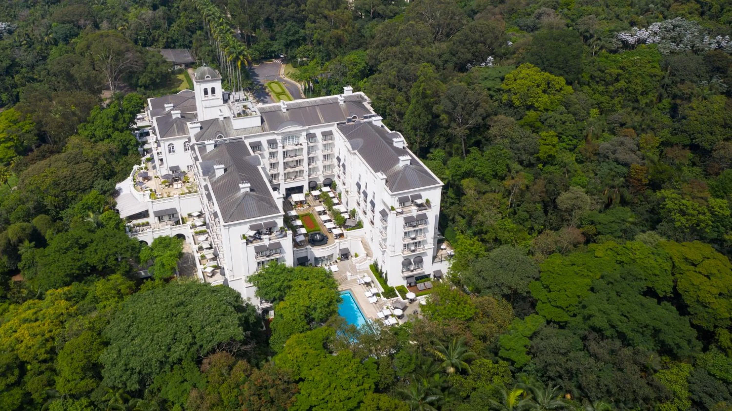 Bird's eye view in Palácio Tangará, Oetker Hotels