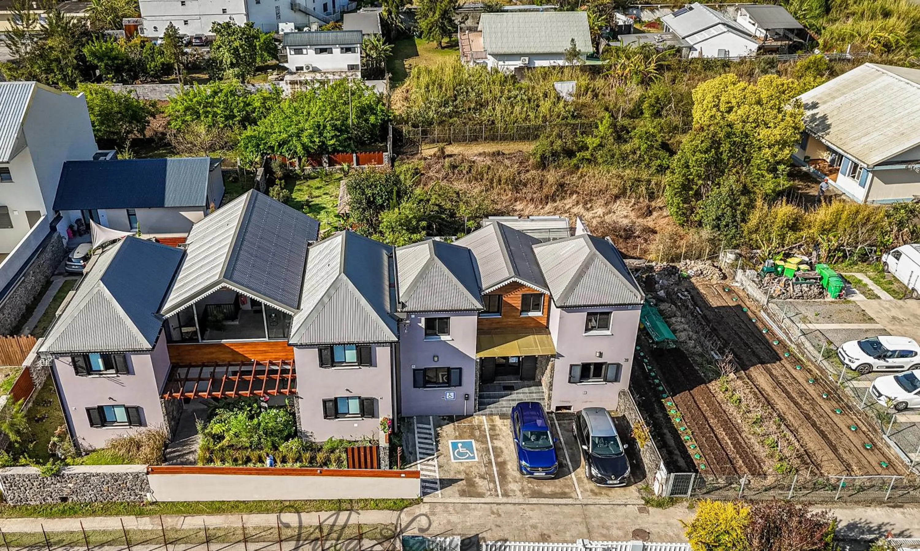 Bird's eye view in La Villa Kazuera