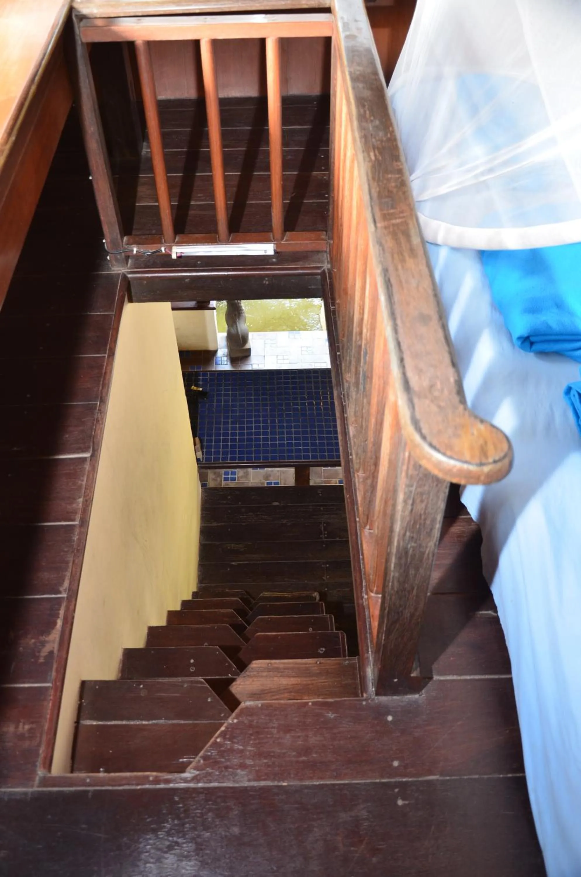 Decorative detail, Bed in Ecolodge Seloliman