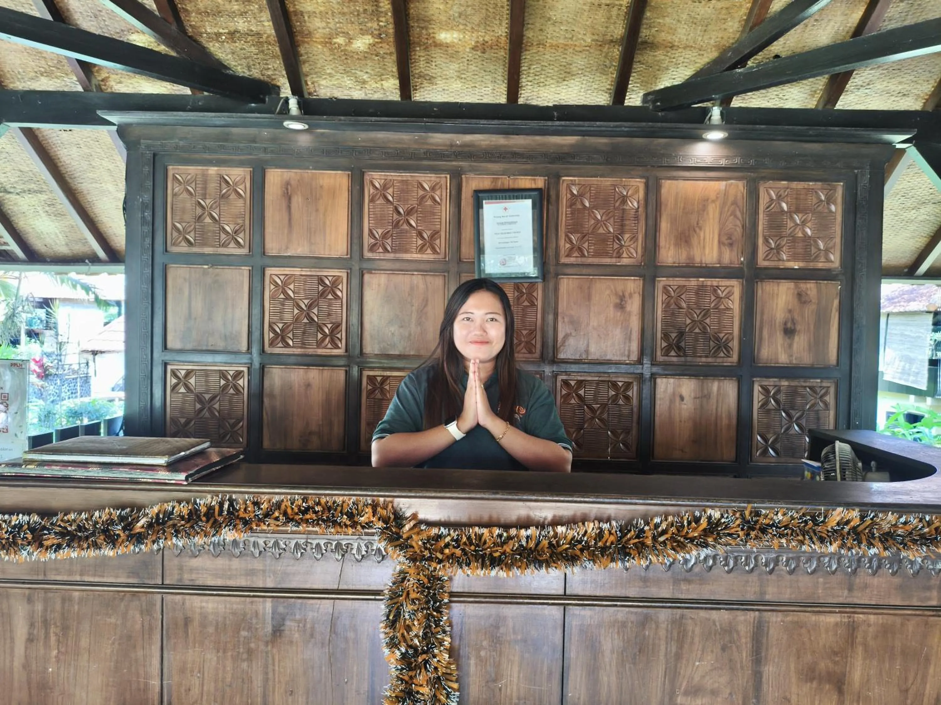 Lobby or reception in Ecolodge Seloliman