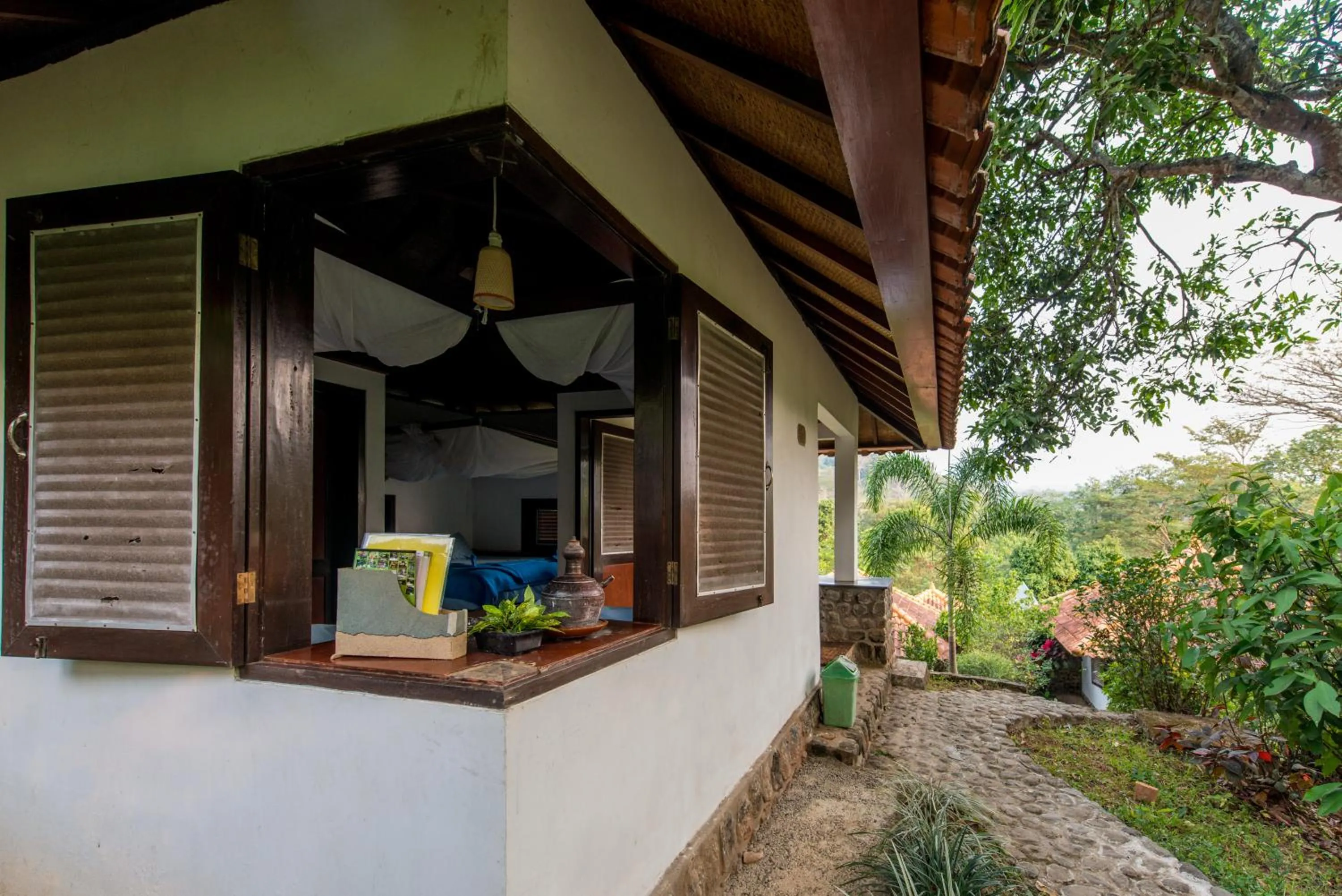 Lobby or reception in Ecolodge Seloliman