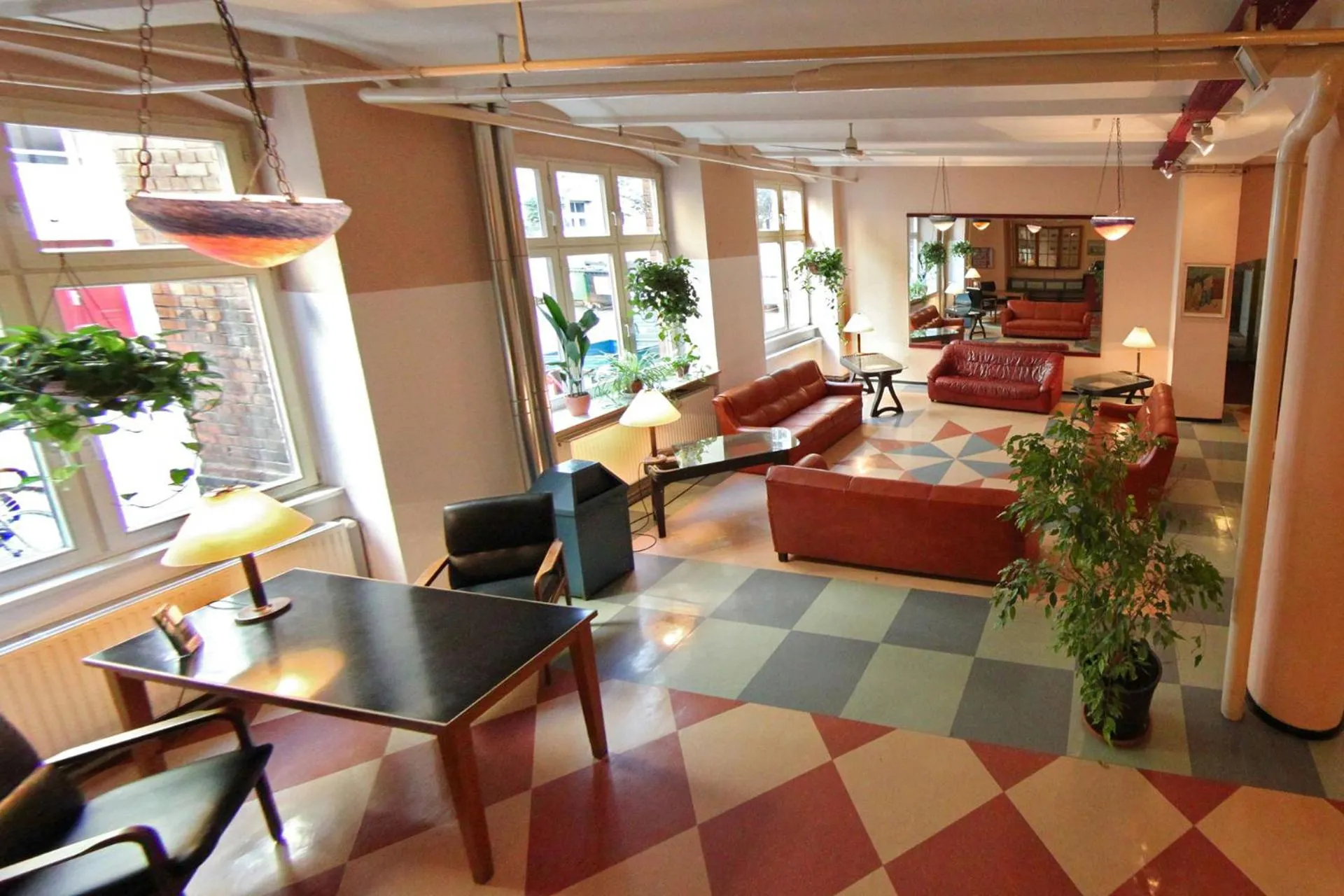 Lobby or reception in Die Fabrik - Hostel