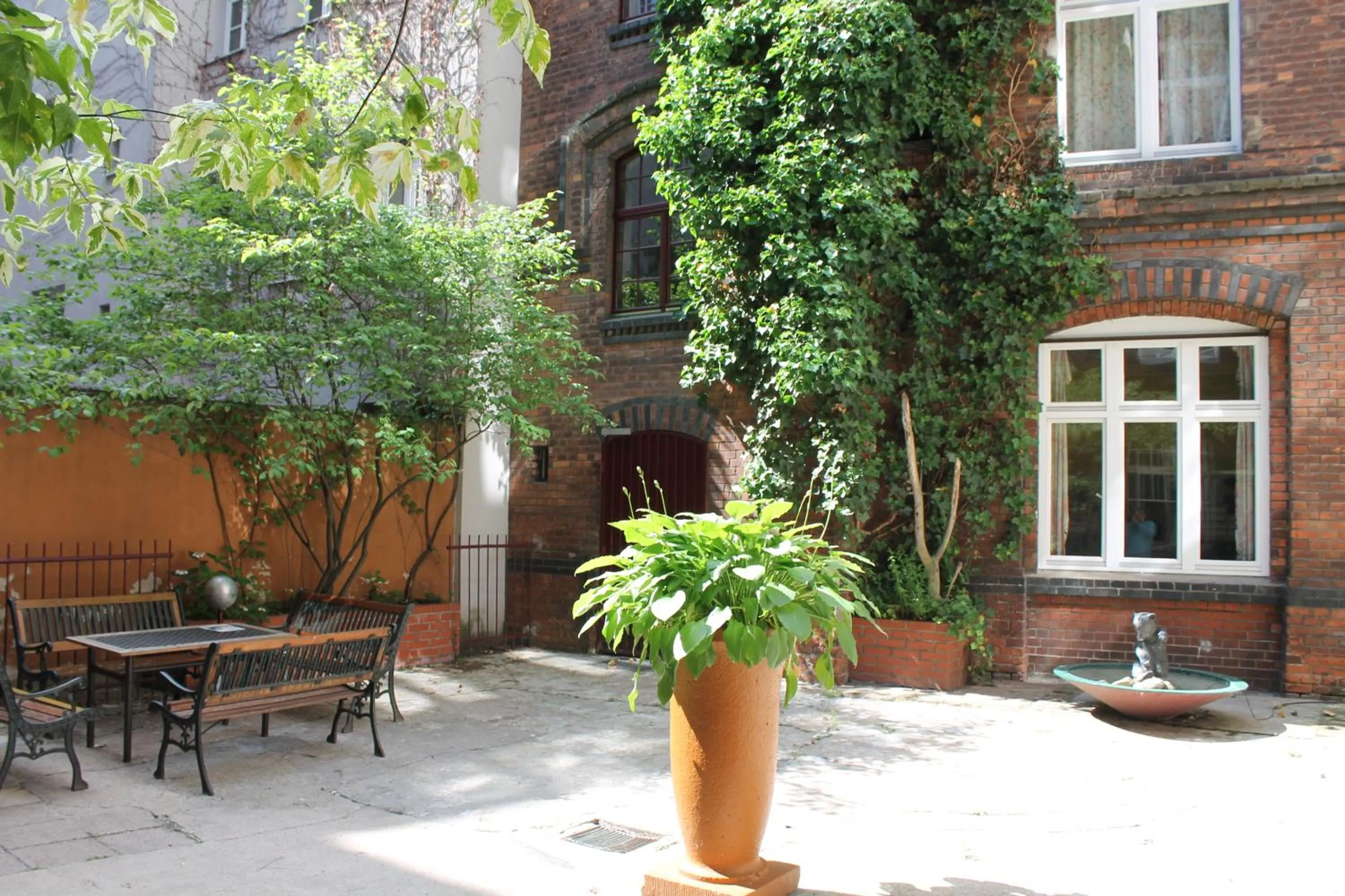 Balcony/Terrace in Die Fabrik - Hostel