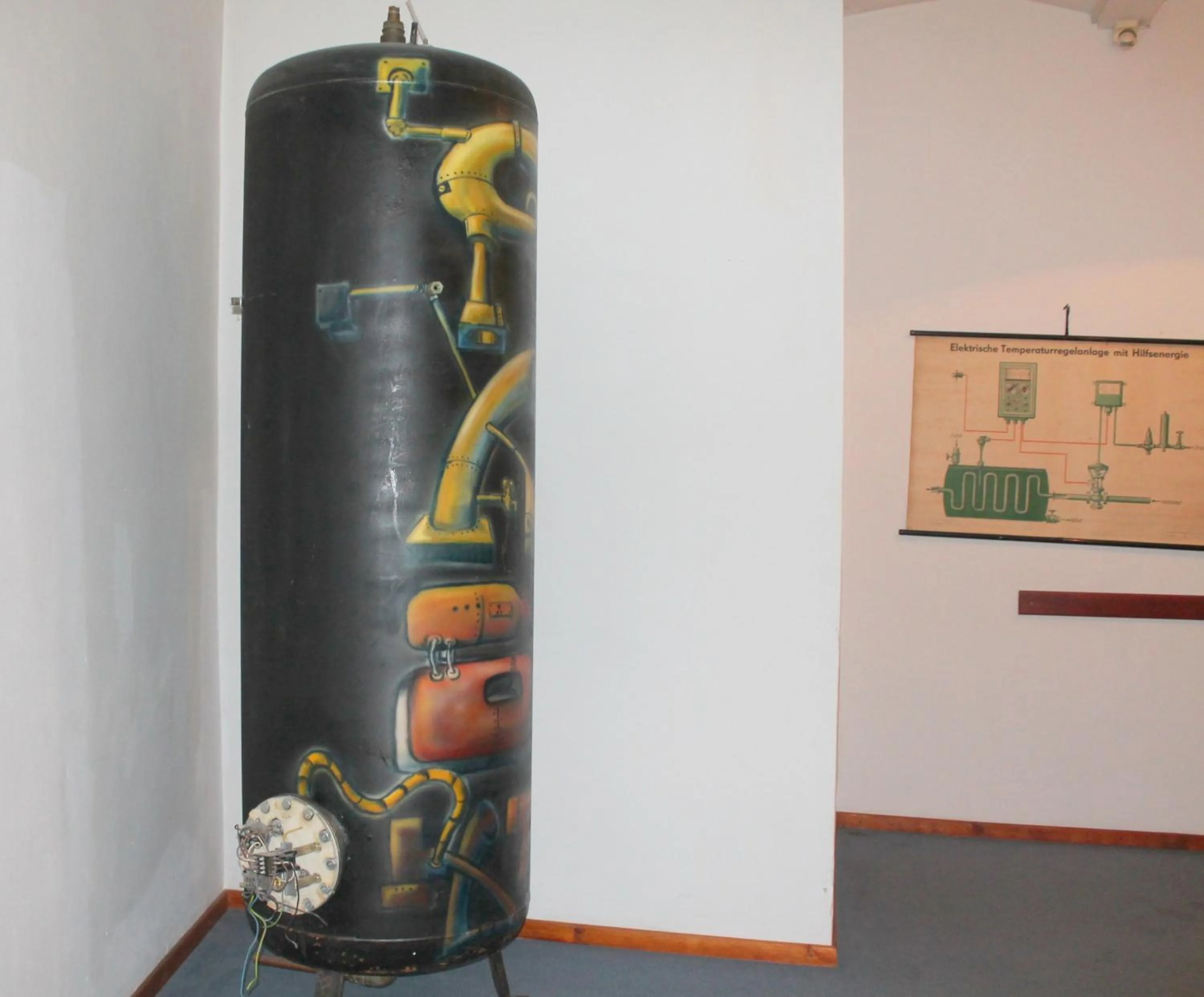 Decorative detail in Die Fabrik - Hostel