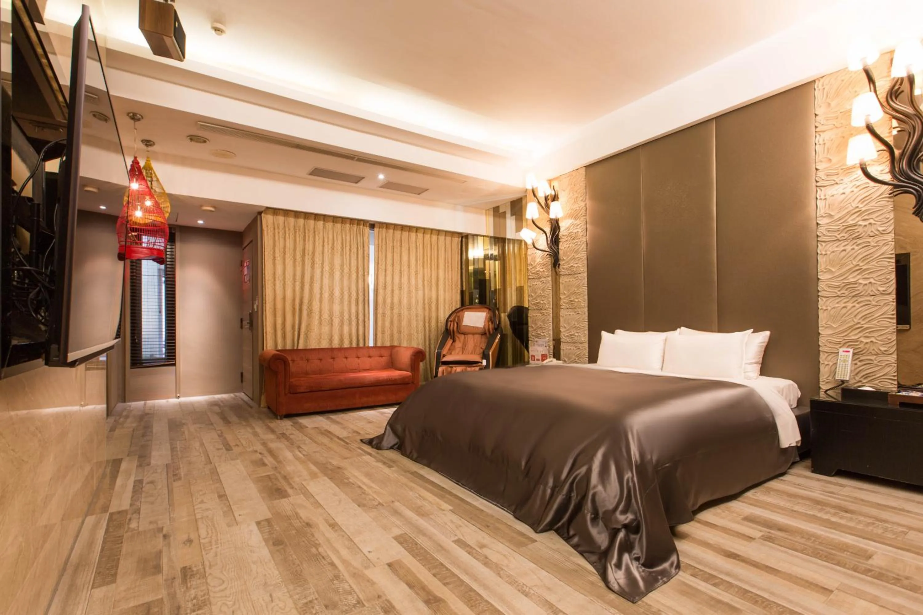 Photo of the whole room, Bed in Feng Cai Motel