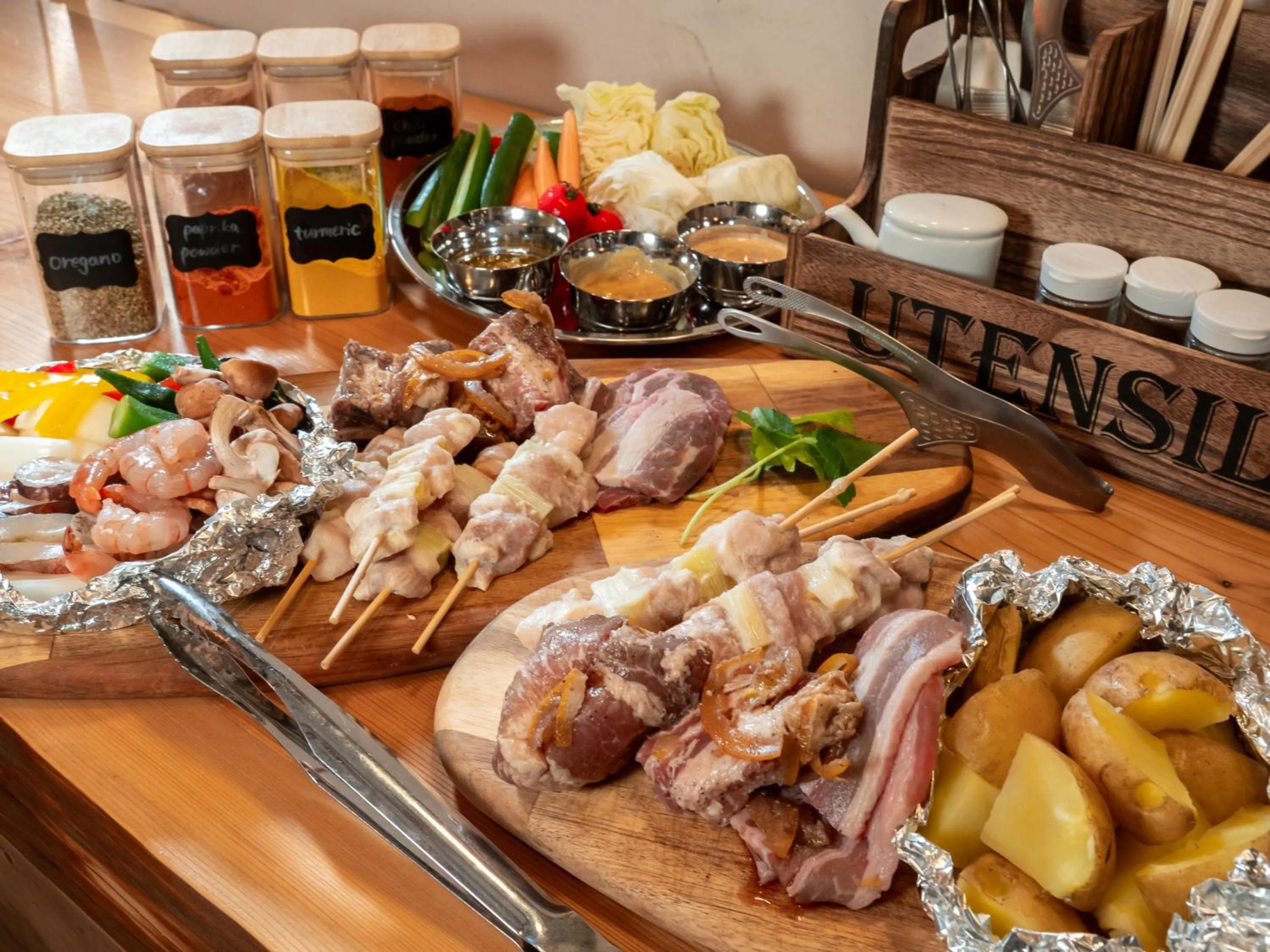 Dinner in Farm Garden Hotel