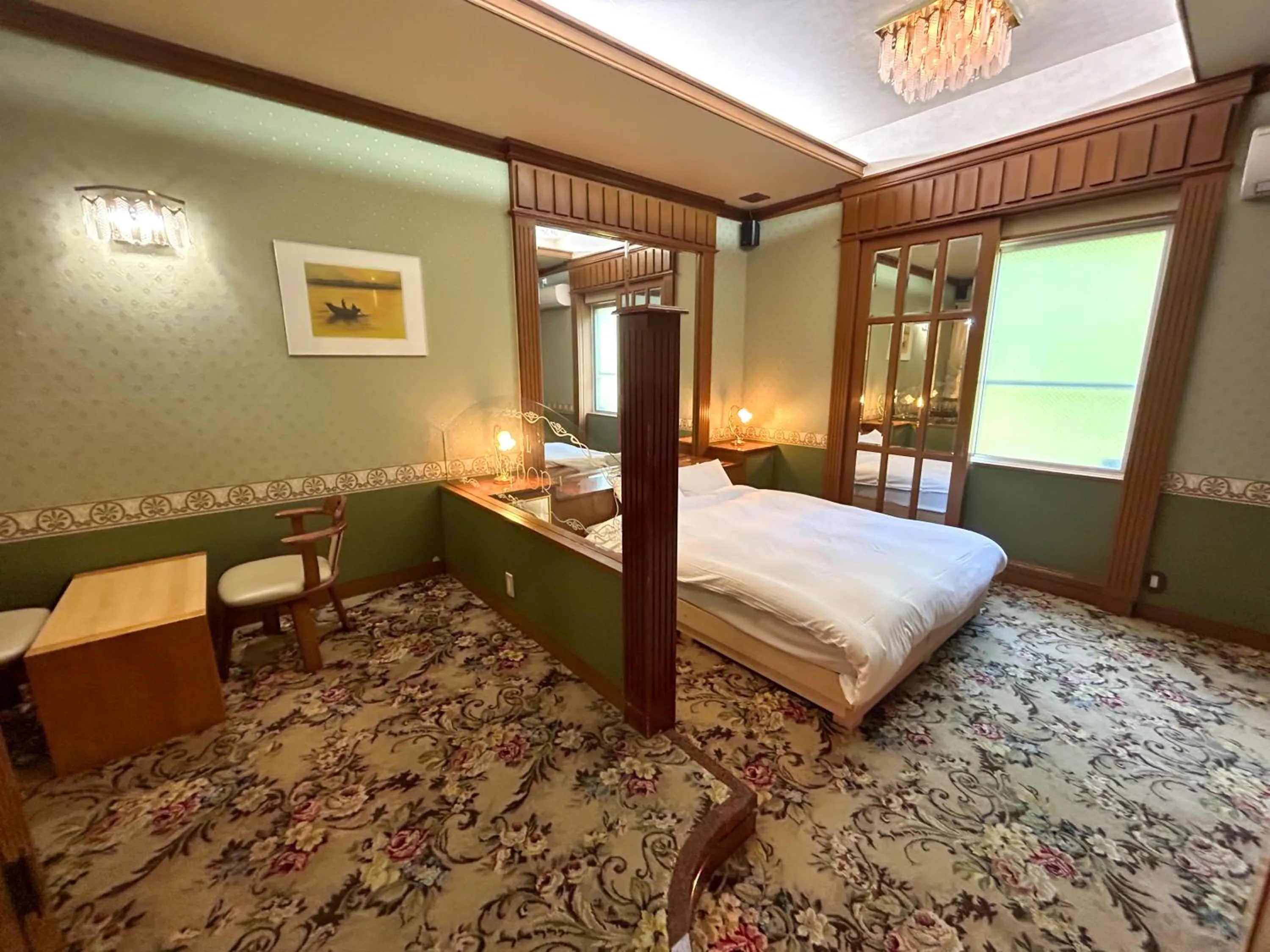 Bed in Farm Garden Hotel