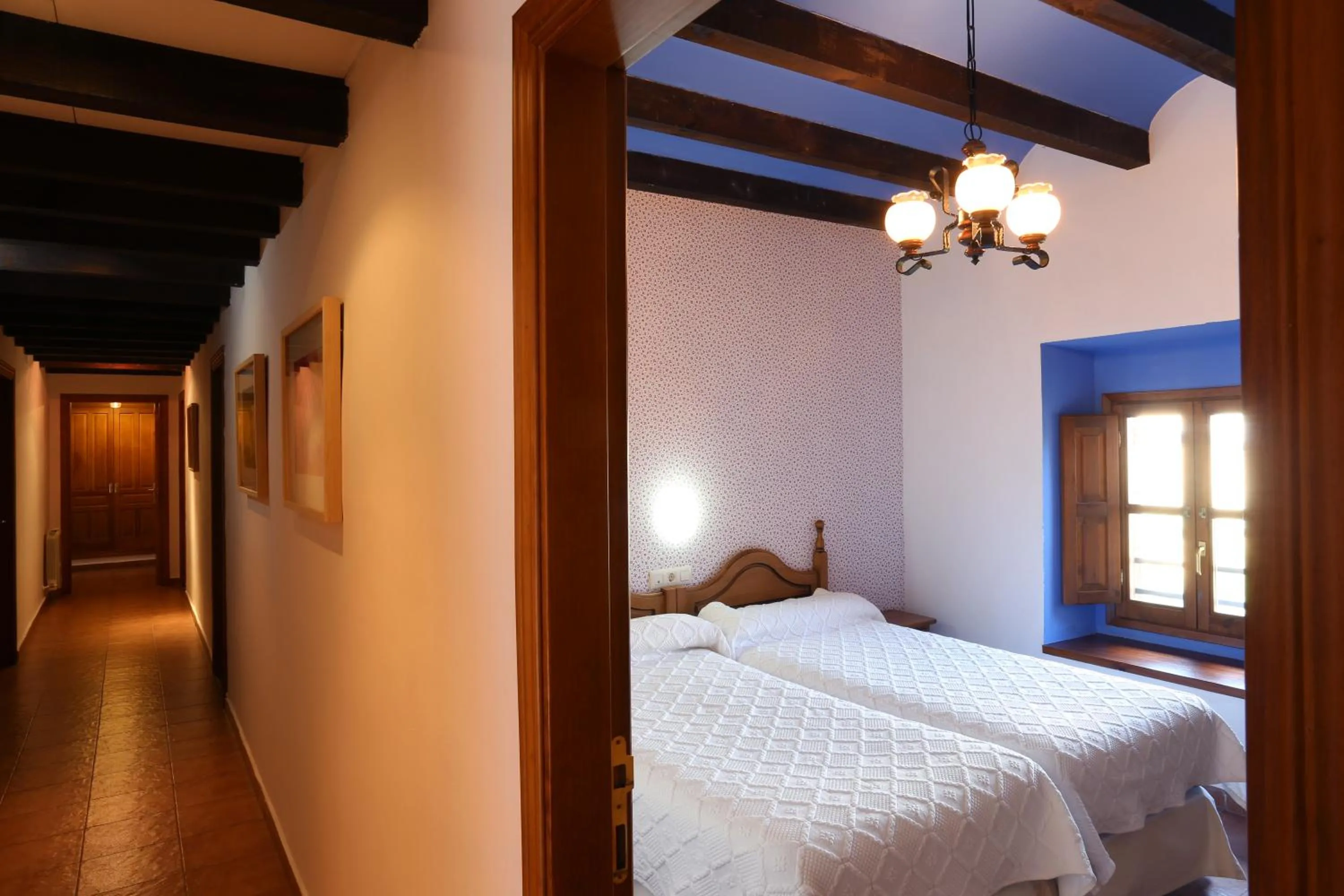 Bedroom, Bed in Hospedería Sádaba