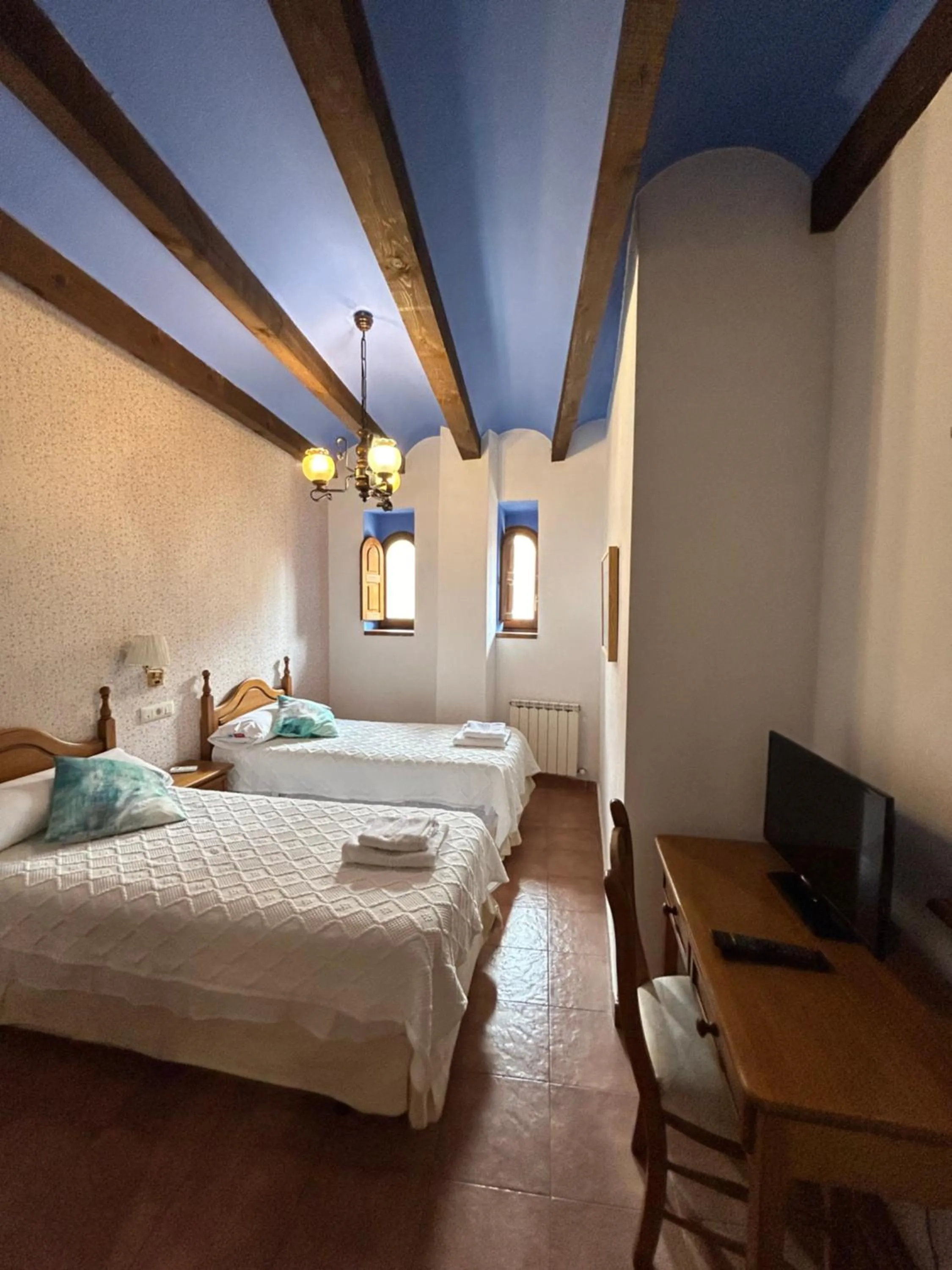 Bedroom, Bed in Hospedería Sádaba