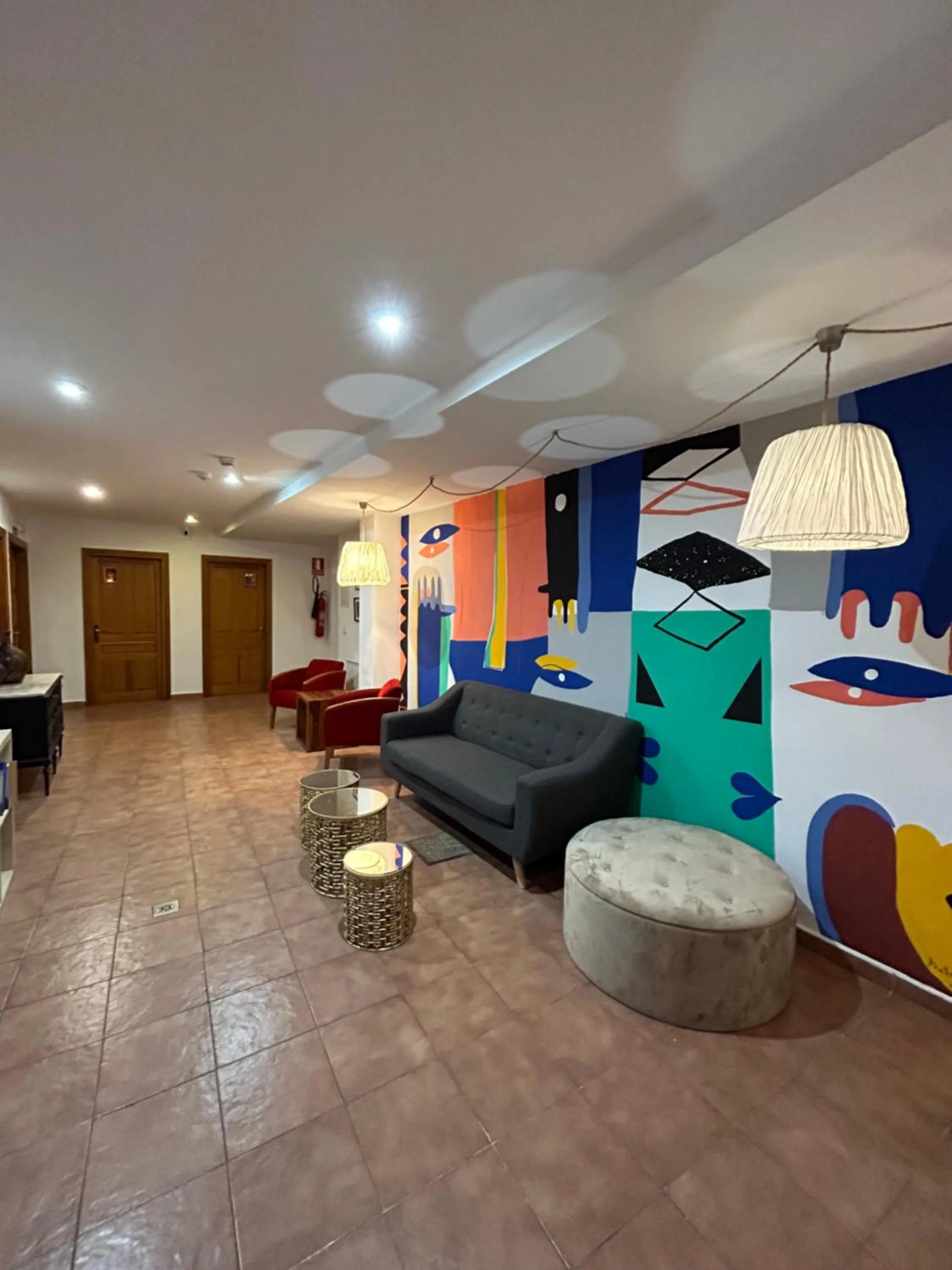 Living room in Hospedería Sádaba