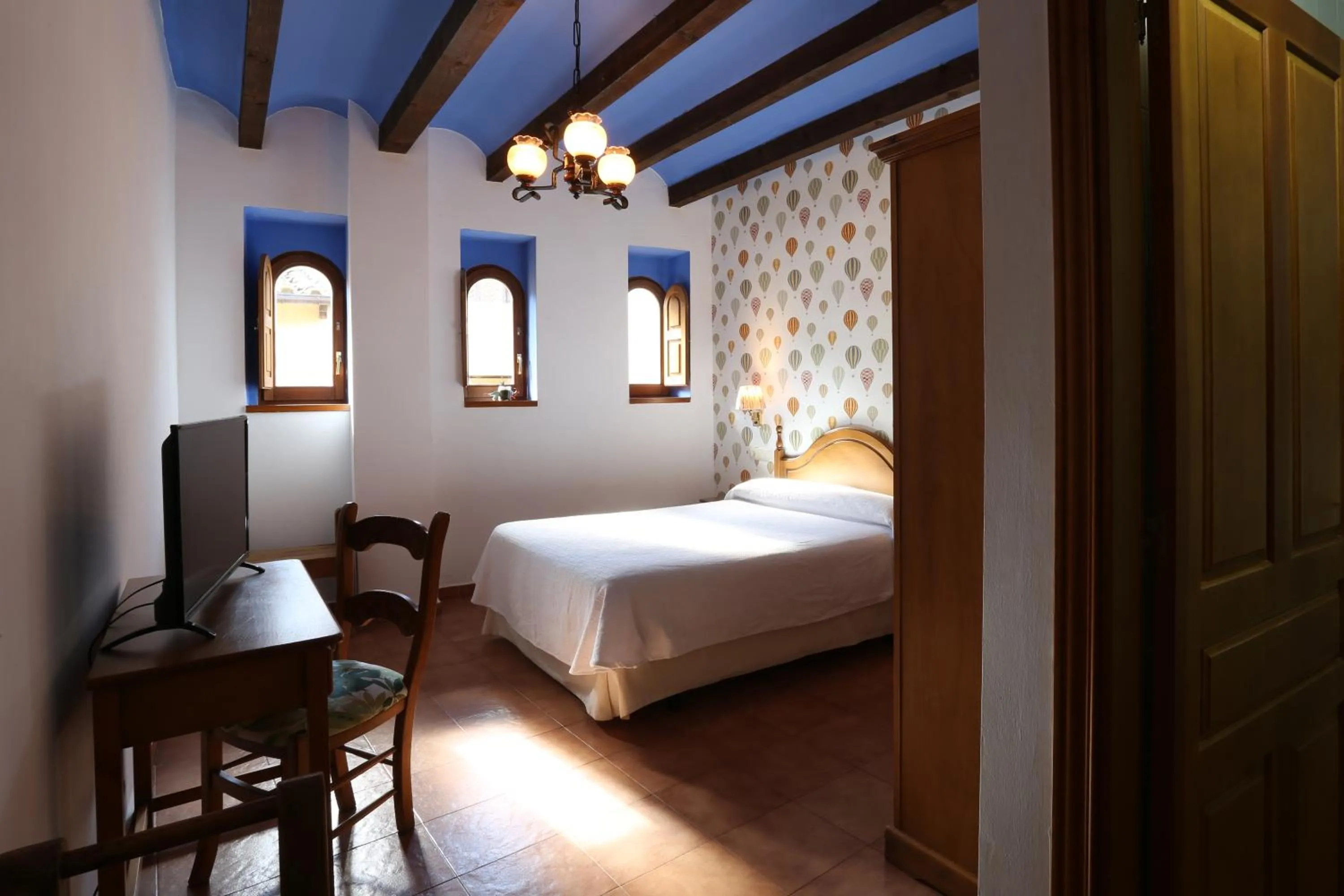 Bedroom, Bed in Hospedería Sádaba