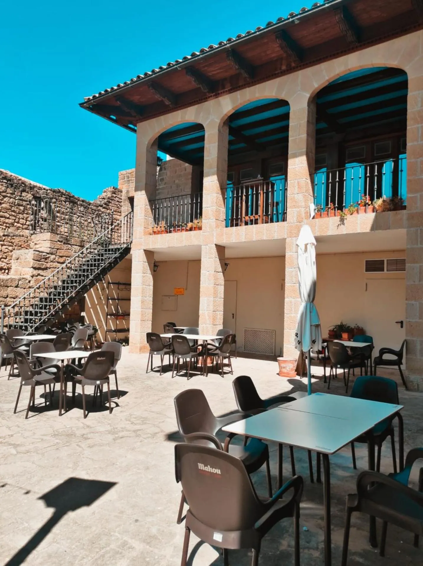 Patio in Hospedería Sádaba