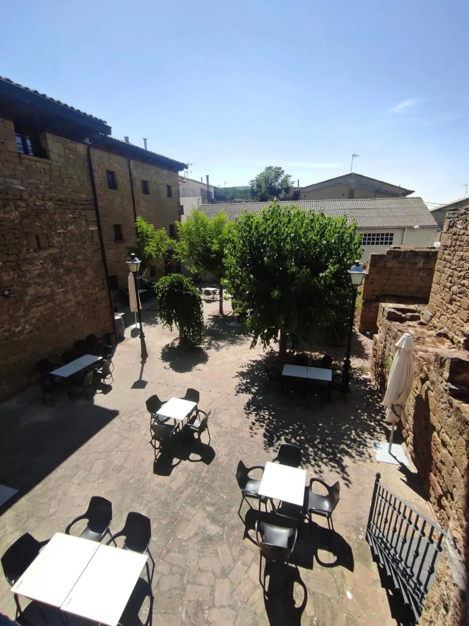 Balcony/Terrace in Hospedería Sádaba