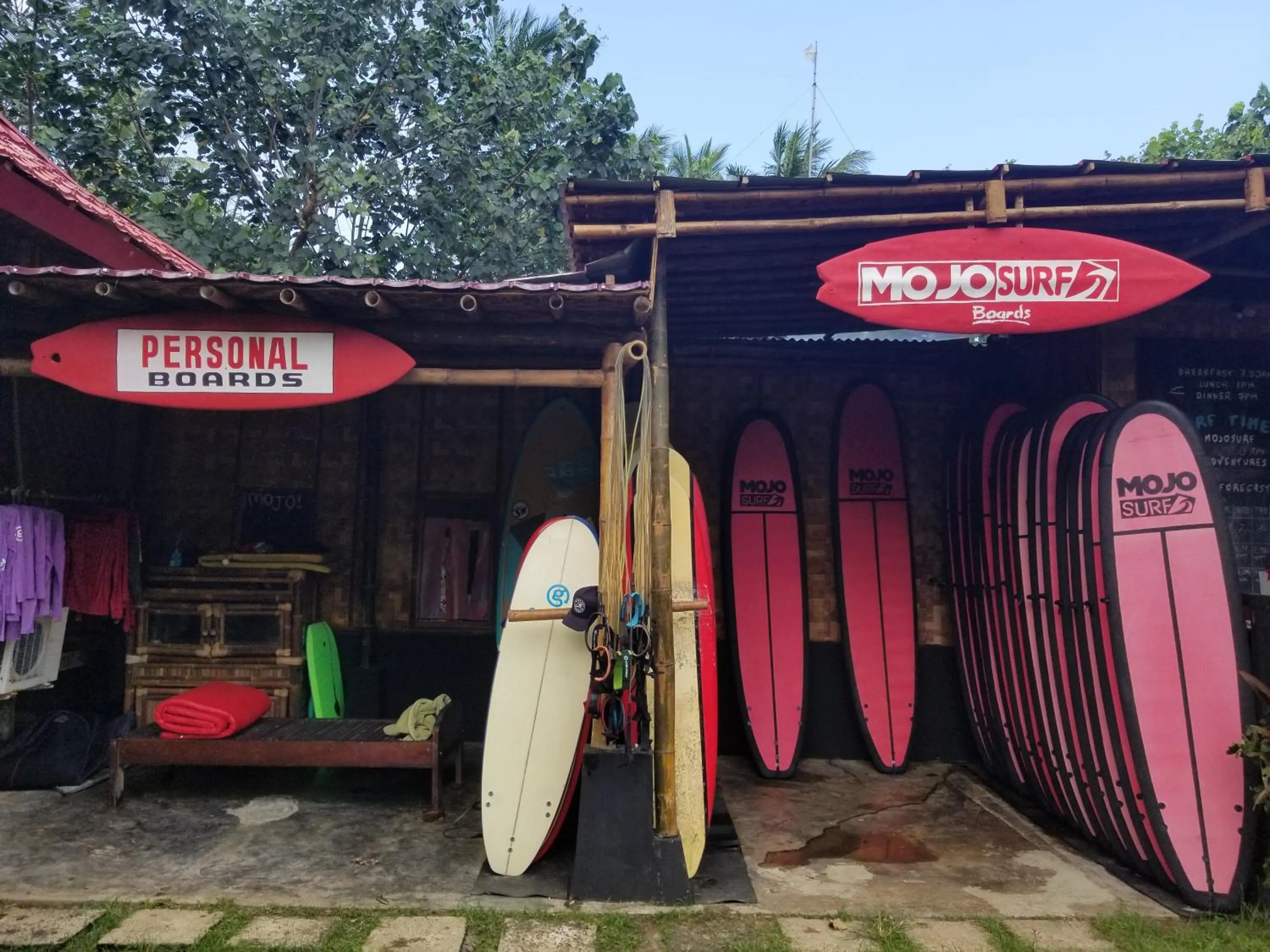 Property logo or sign in Mojosurf Camp Red Island