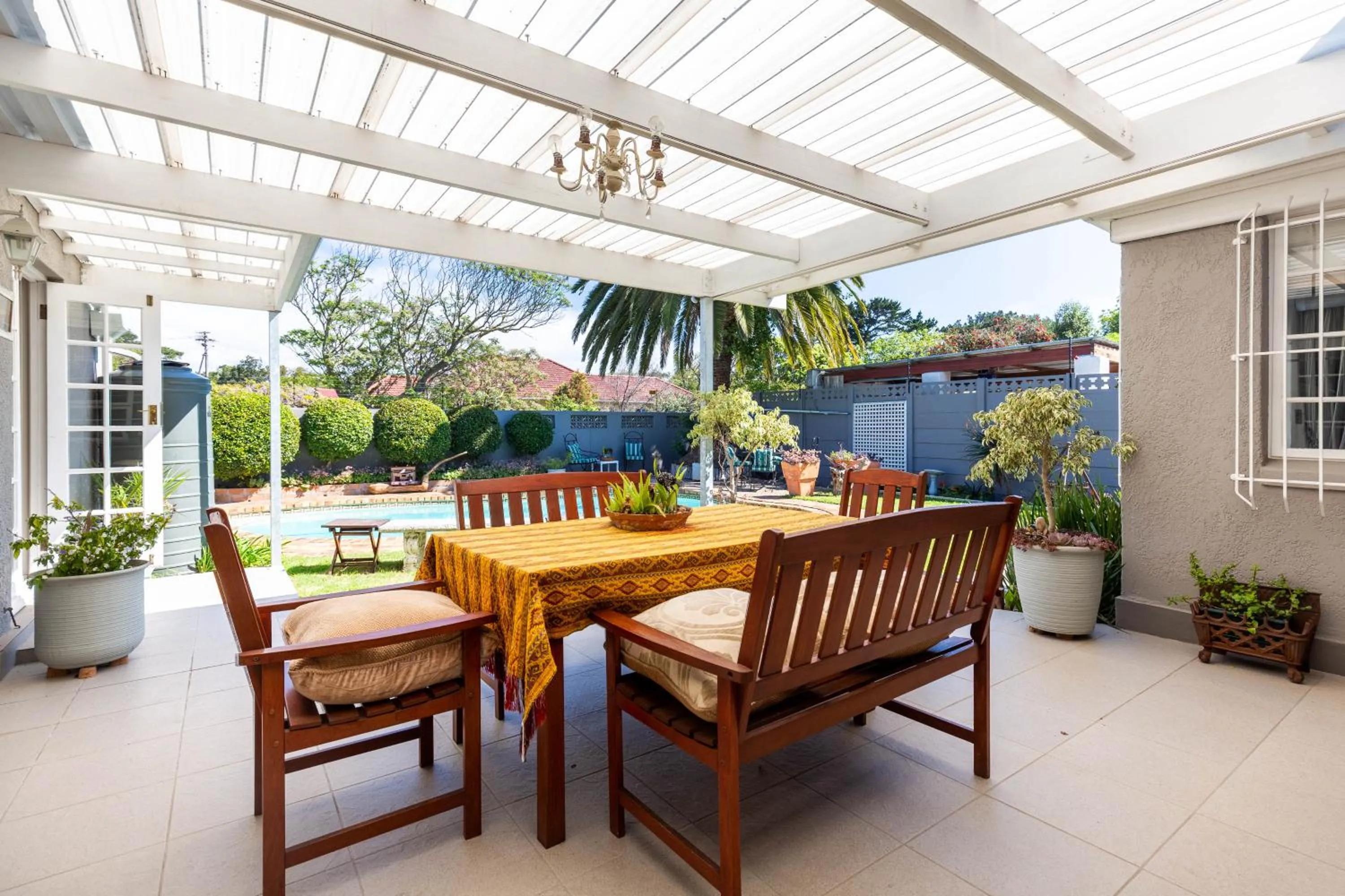 Patio in brookdale house
