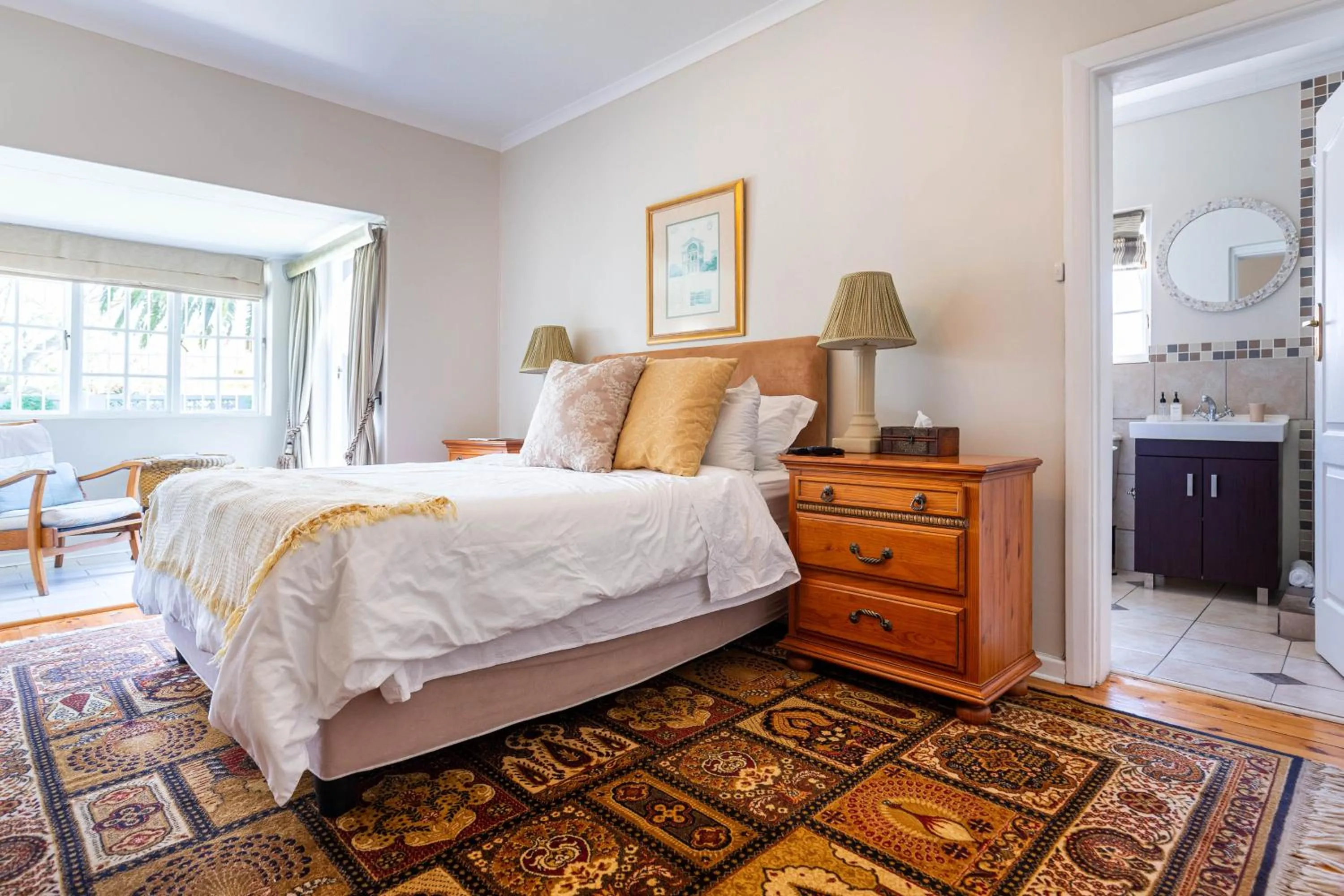Bedroom, Bed in brookdale house