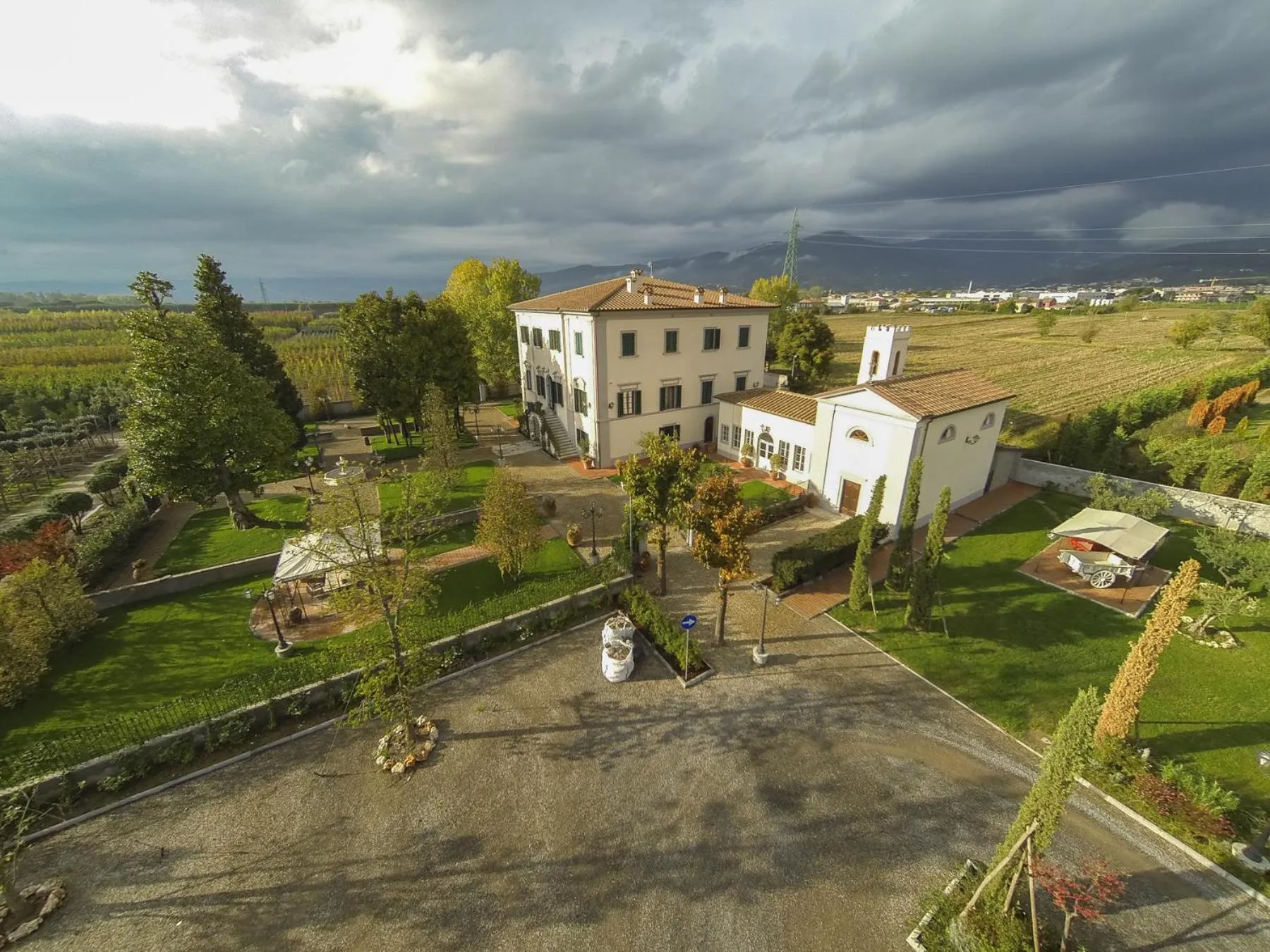 Bird's eye view in Relais Villa Scarfantoni B&B
