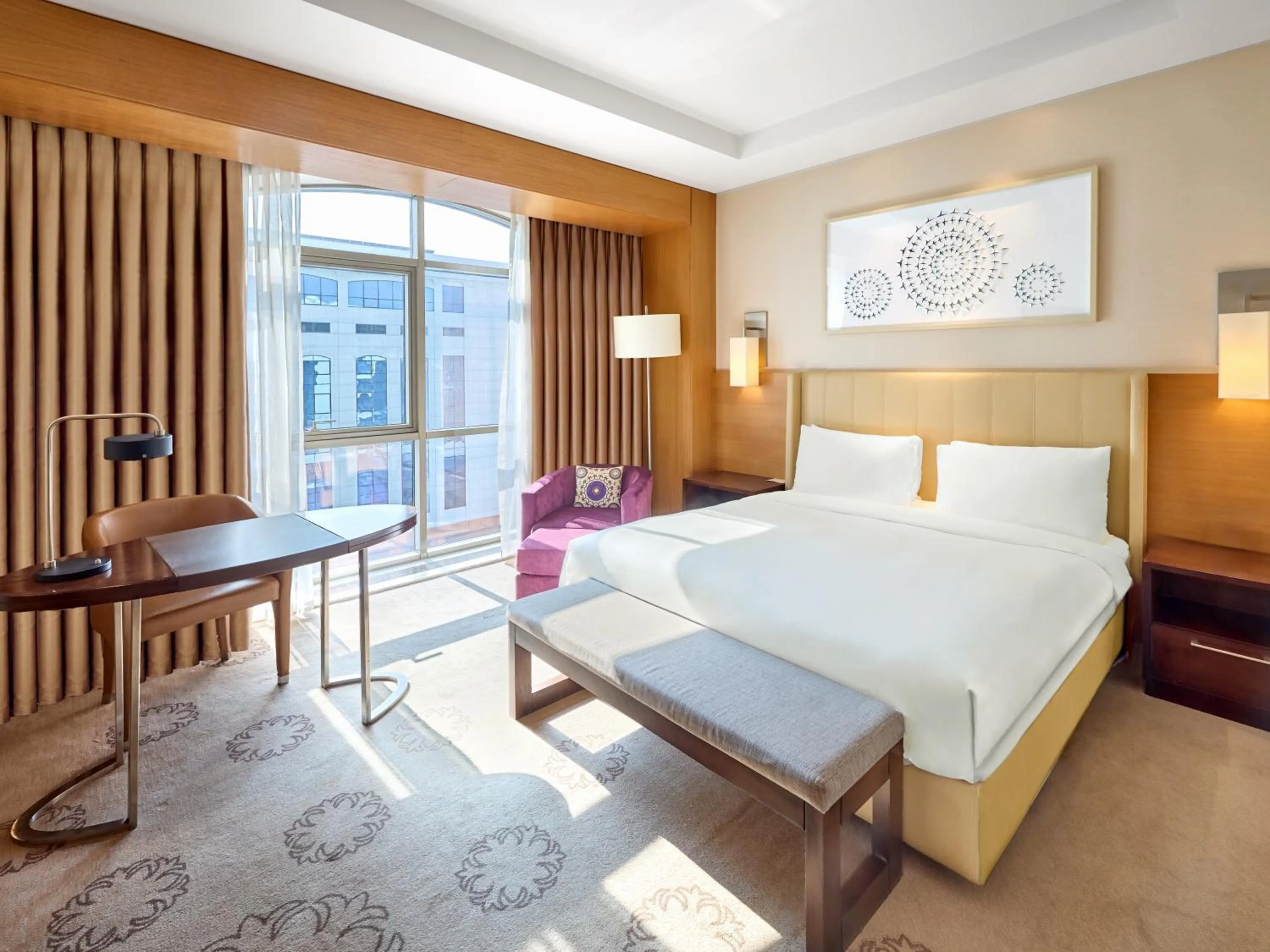 Bed in Hyatt Regency Tashkent