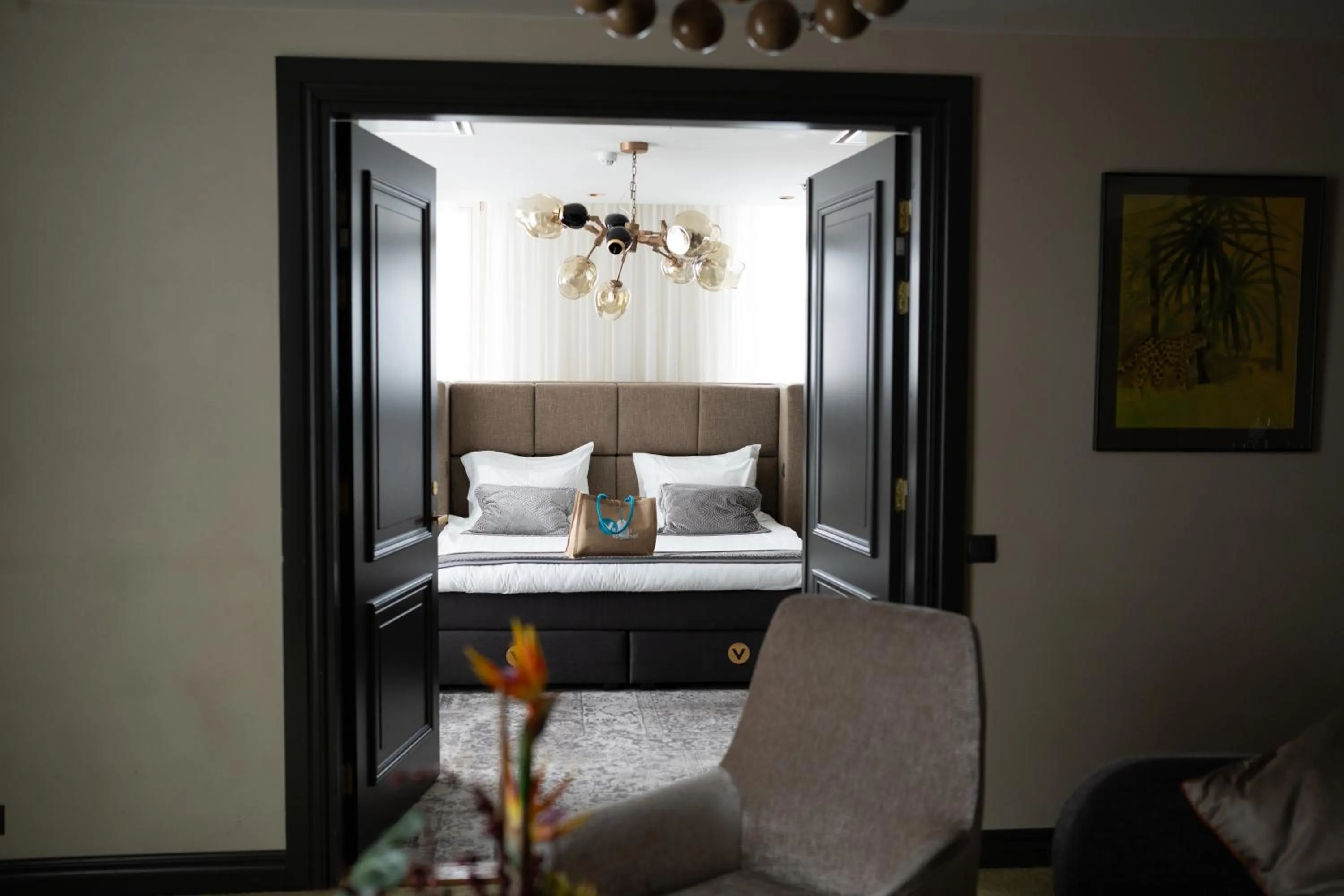 Photo of the whole room, Bed in V Spa & Conference Hotel