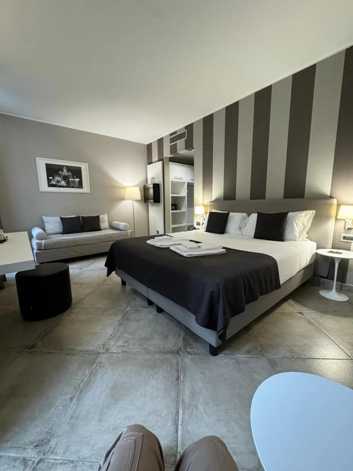 Bed in ETNEA 454 Catania Luxury Rooms