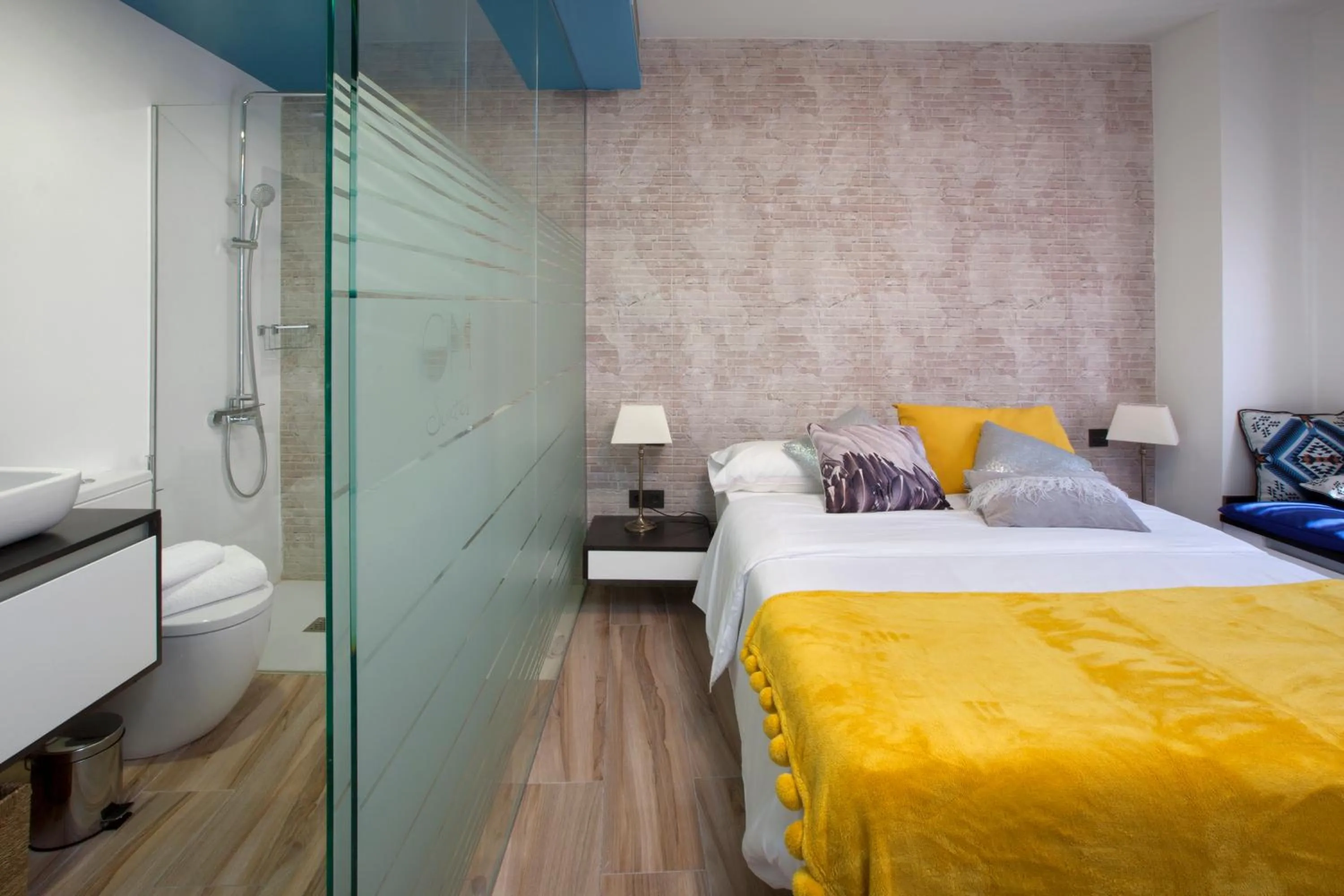 Bed in Gran Marina Suites