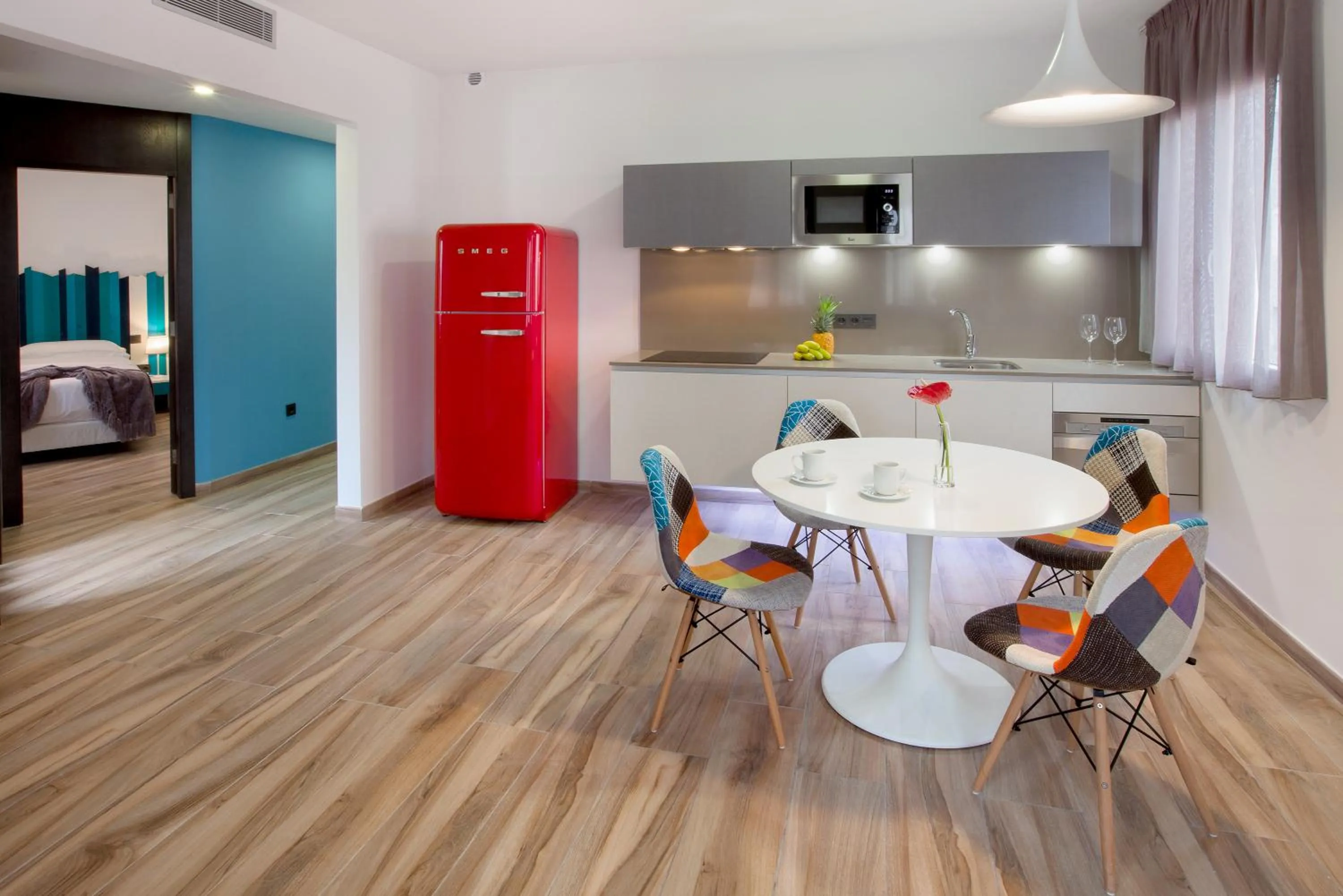 Kitchen or kitchenette in Gran Marina Suites