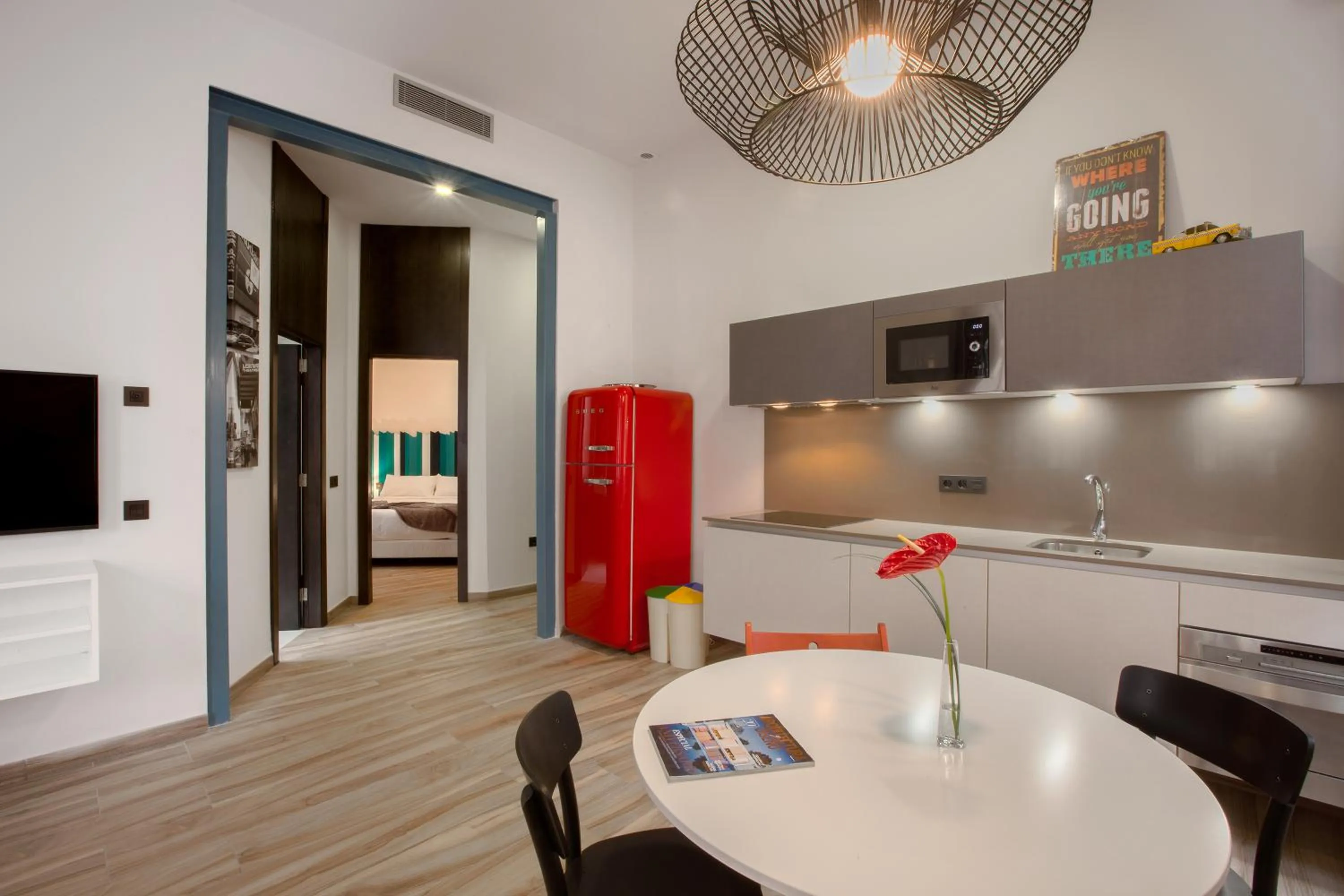 Kitchen or kitchenette in Gran Marina Suites