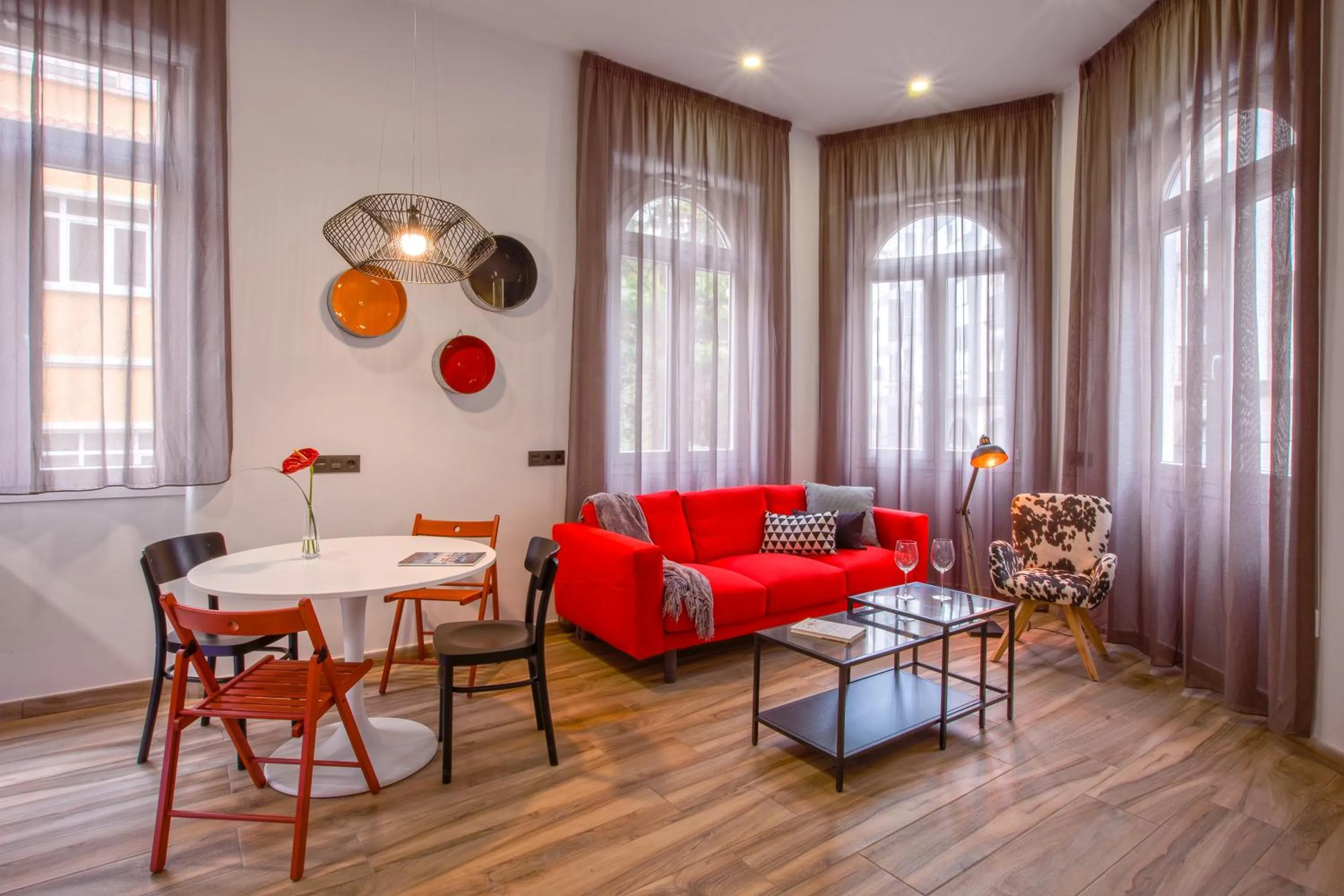 Living room in Gran Marina Suites