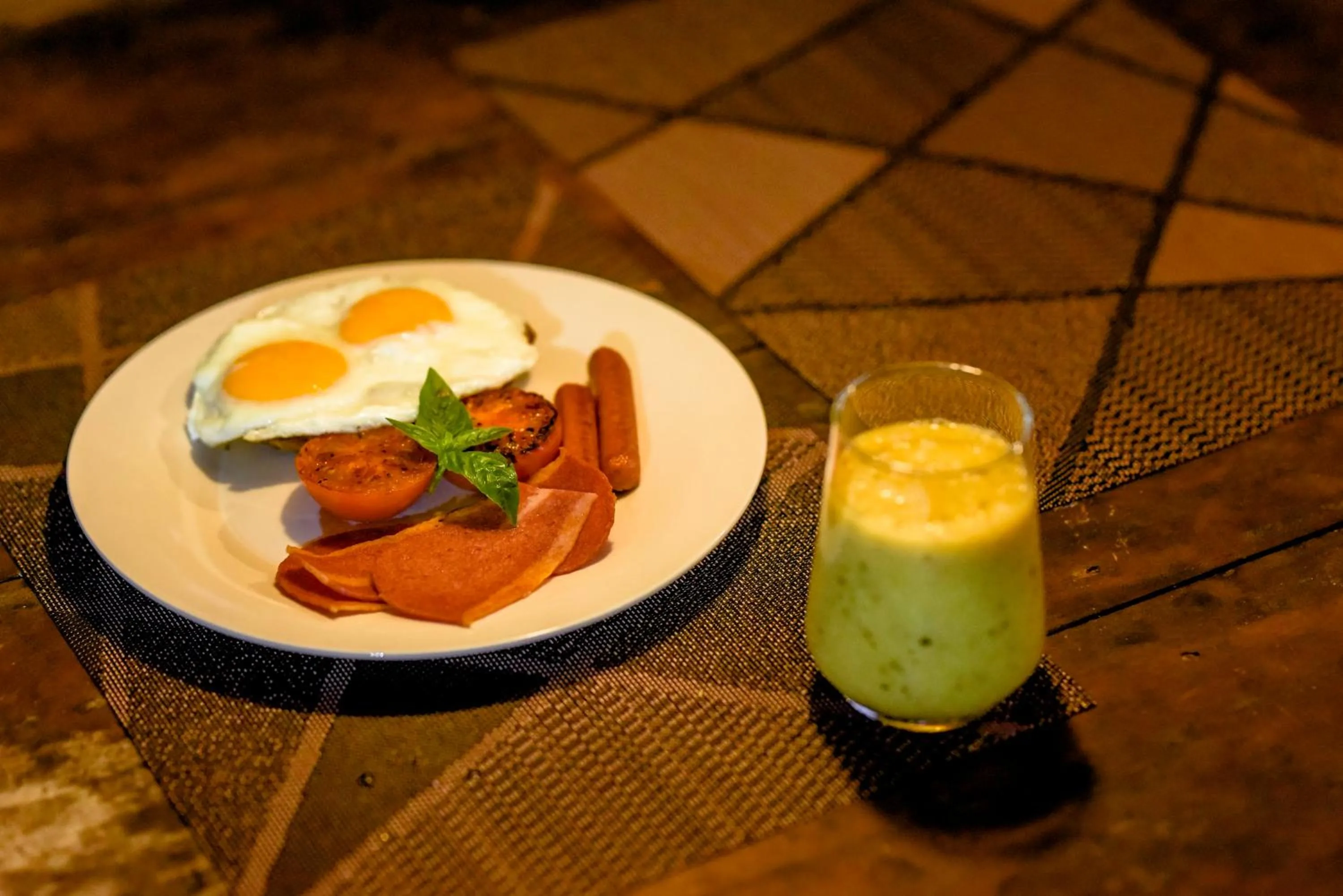 Breakfast in Paddy Field View Resort