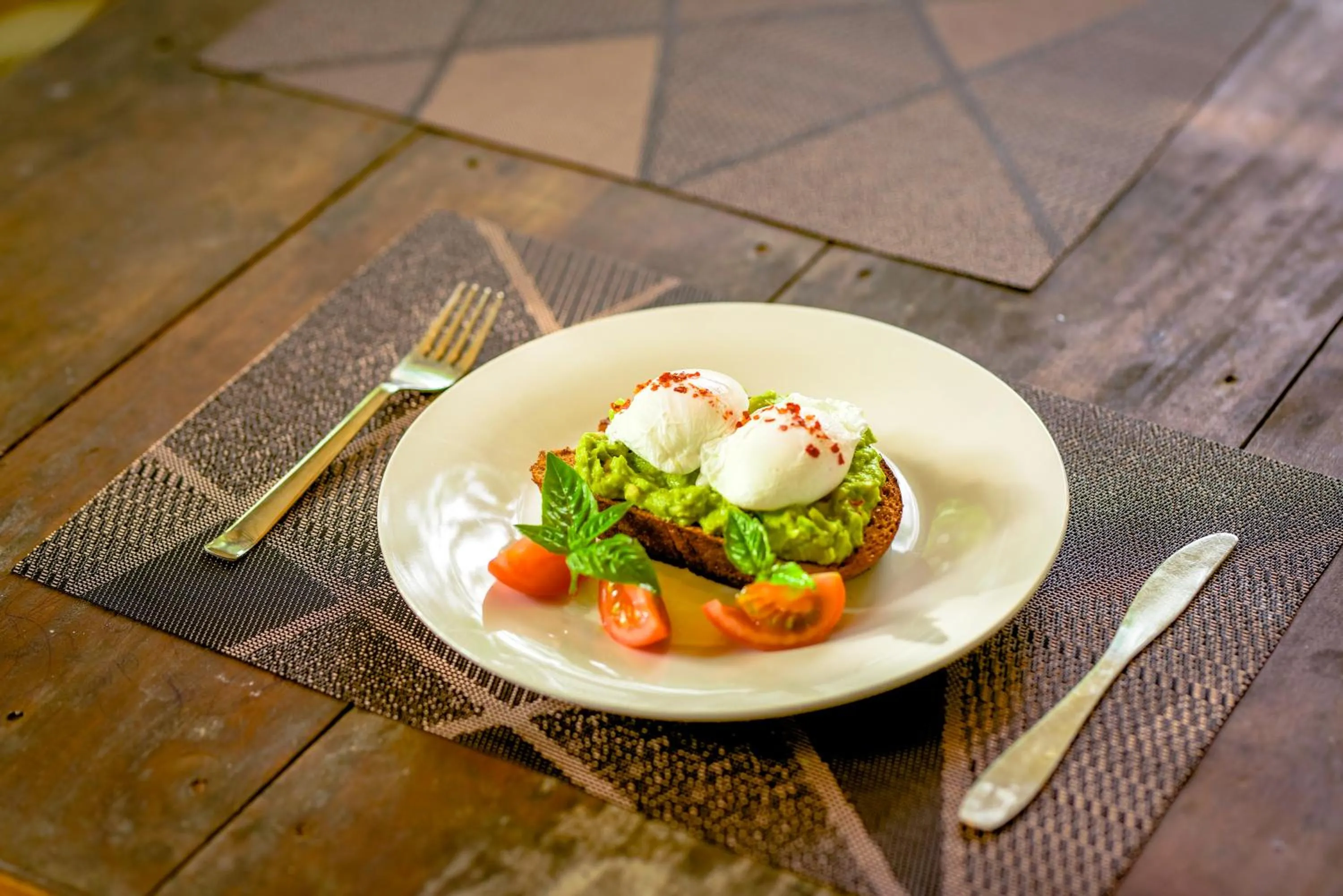 Breakfast in Paddy Field View Resort