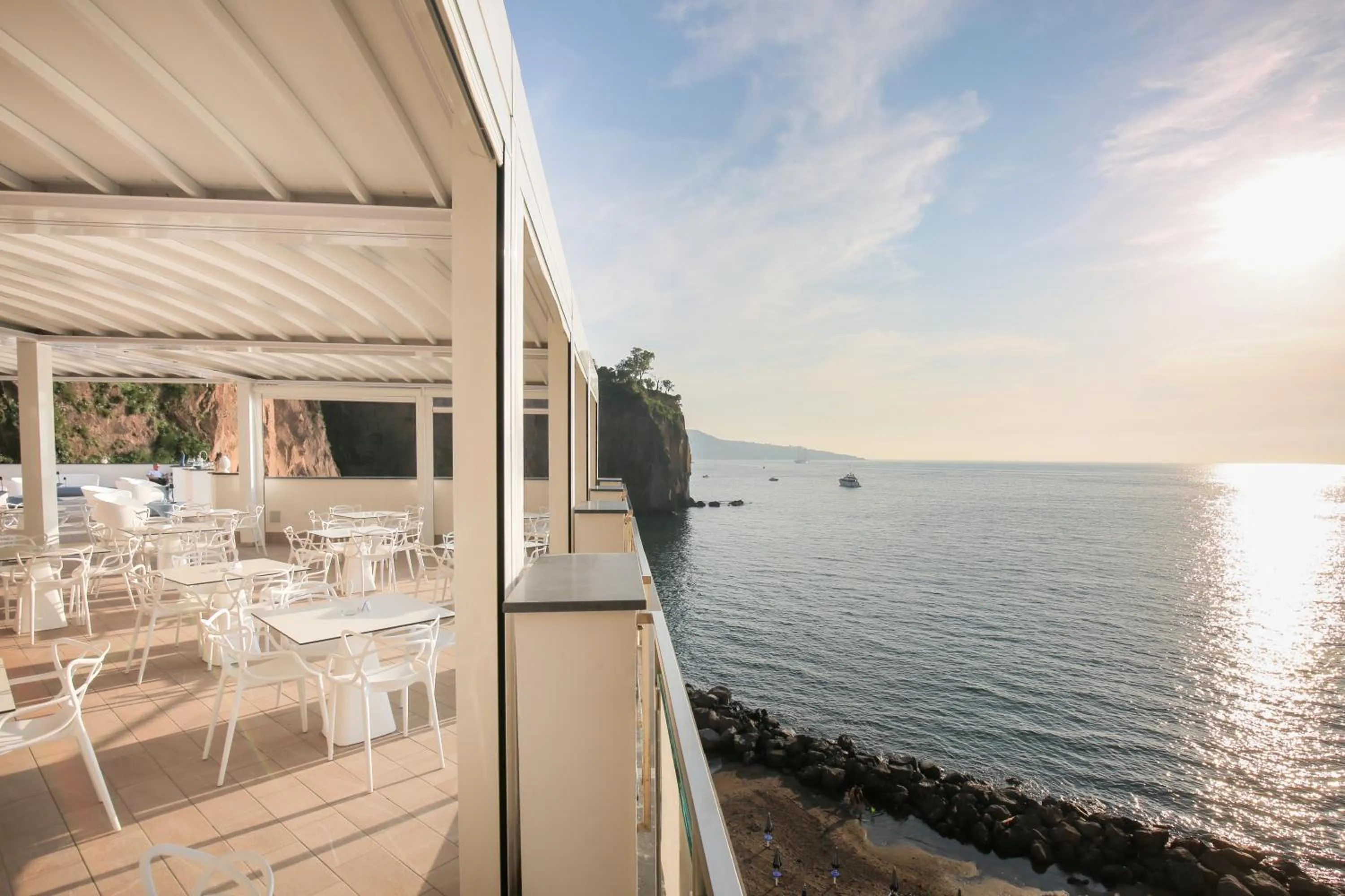 Balcony/Terrace in Hotel Giosue' a mare Sorrento