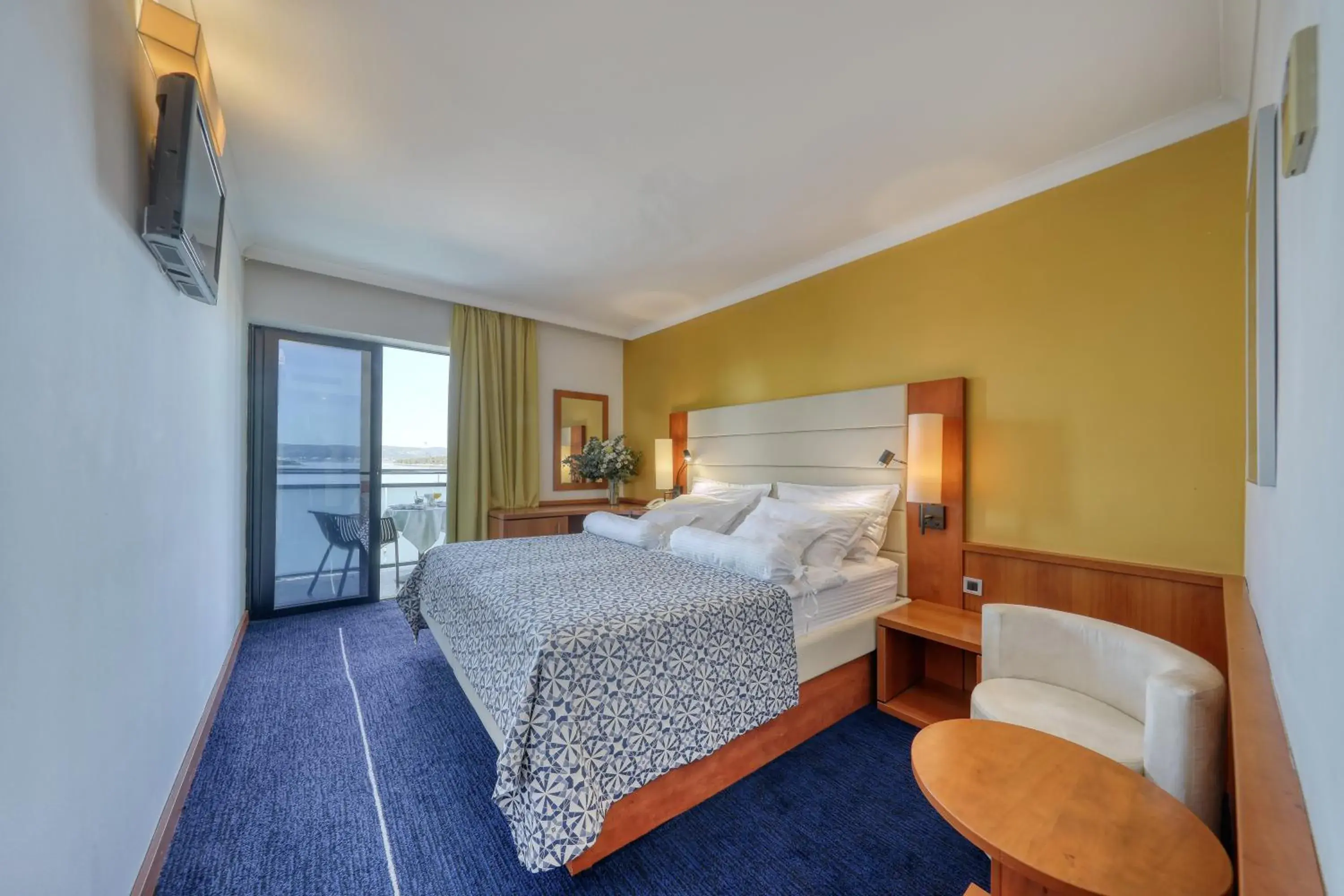 Superior Double Room with Sea View in Ilirija Resort Hotel Ilirija Superior Double Room with Sea View in Ilirija Resort Hotel Ilirija