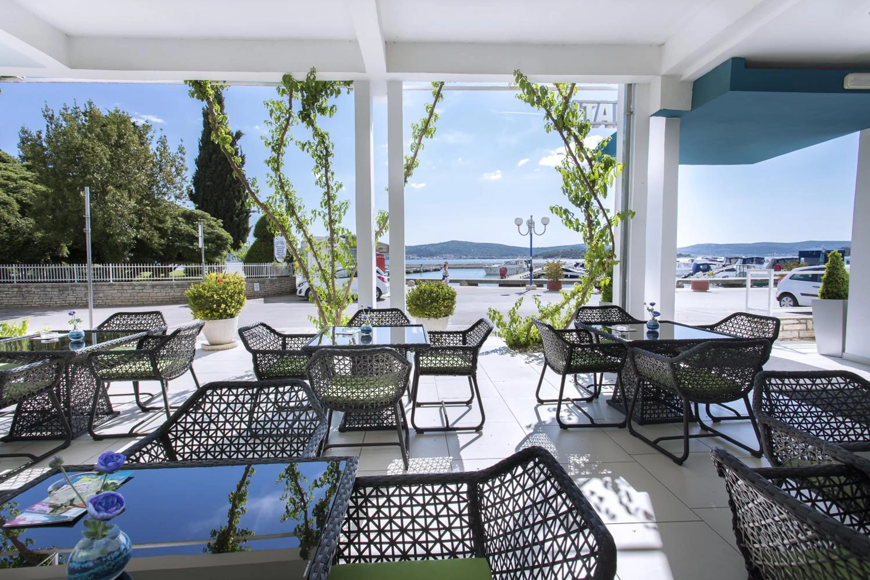 Balcony/Terrace in Ilirija Resort Hotel Kornati