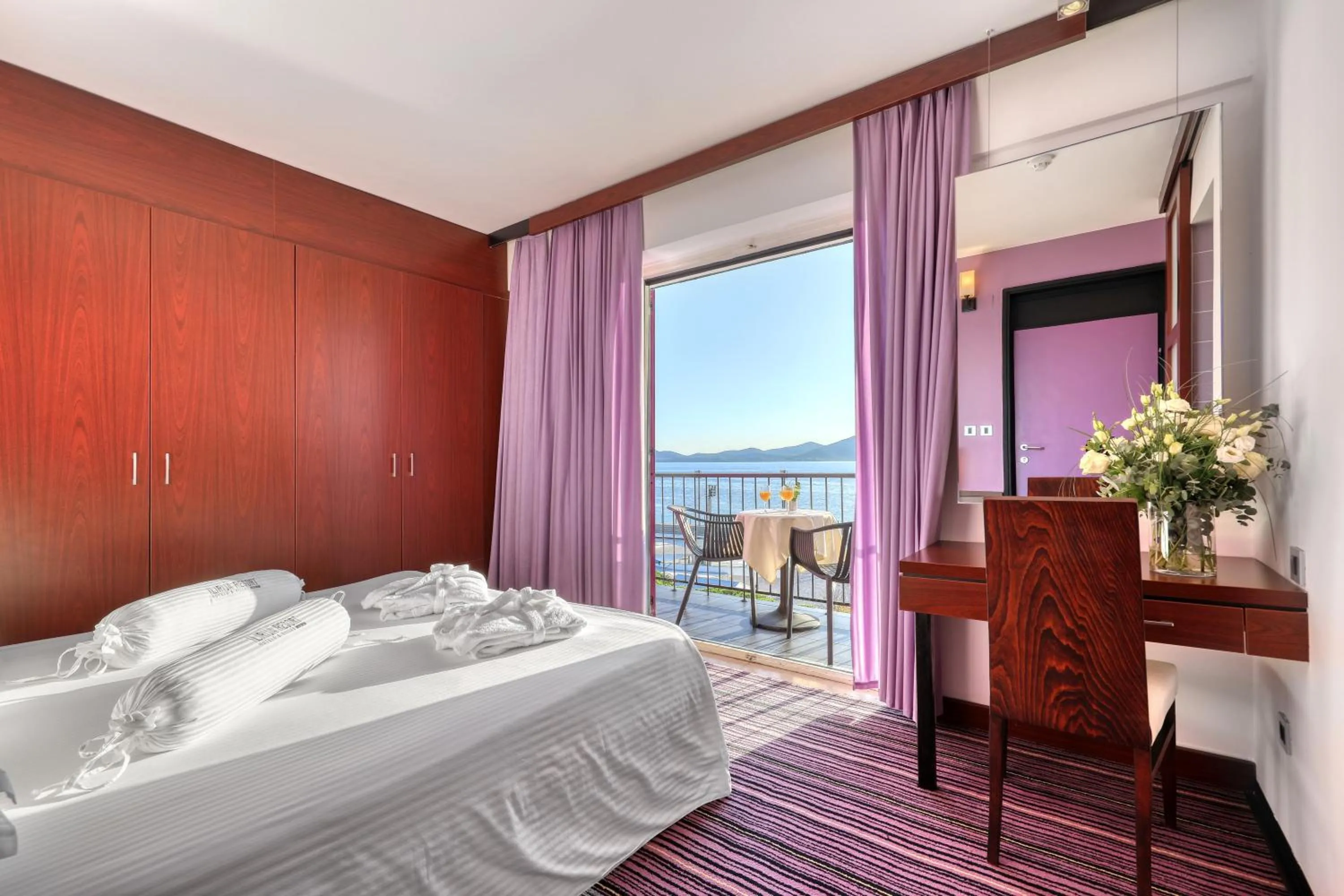 Bedroom, Bed in Ilirija Resort Hotel Adriatic