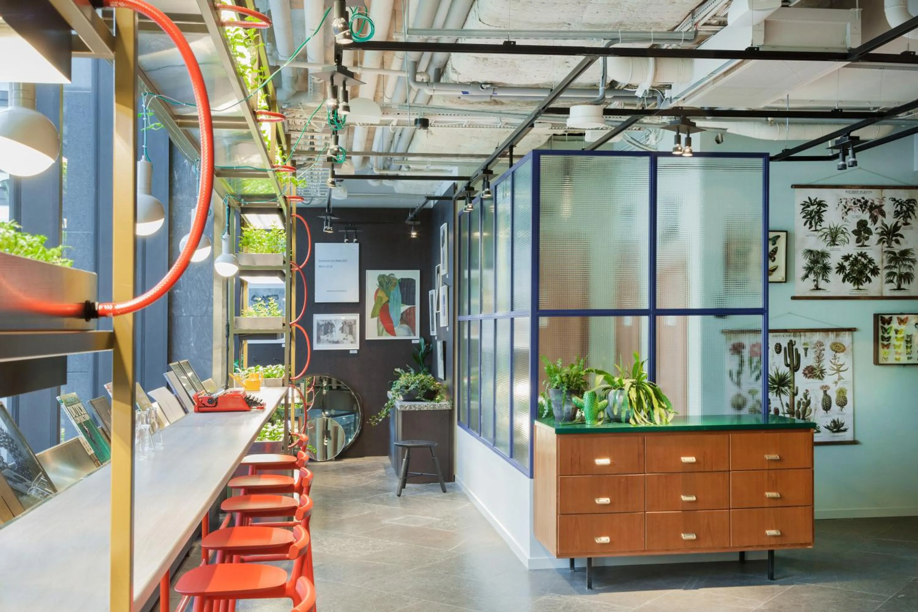 Lobby or reception in Hobo Hotel Stockholm