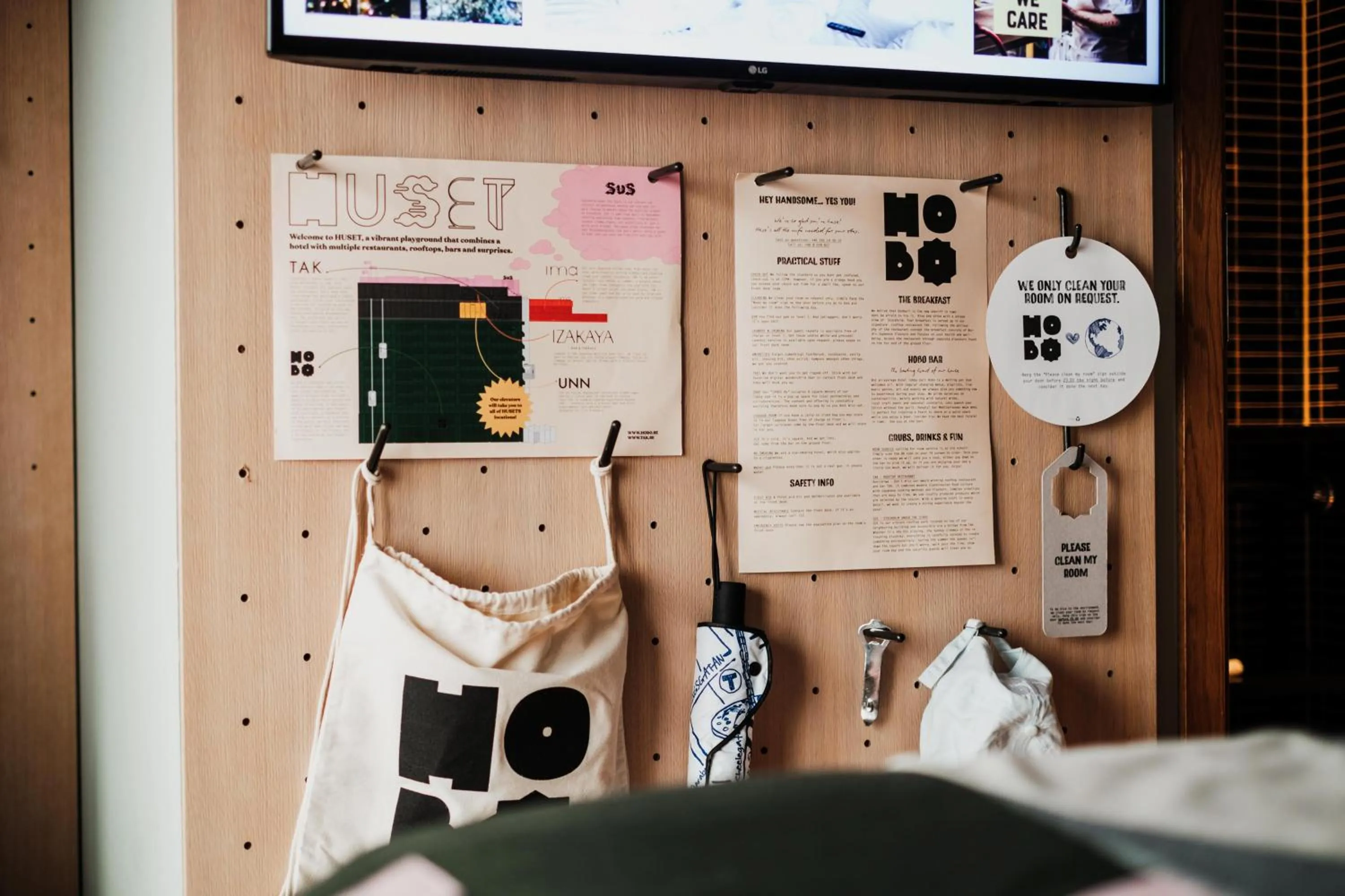 Bedroom in Hobo Hotel Stockholm