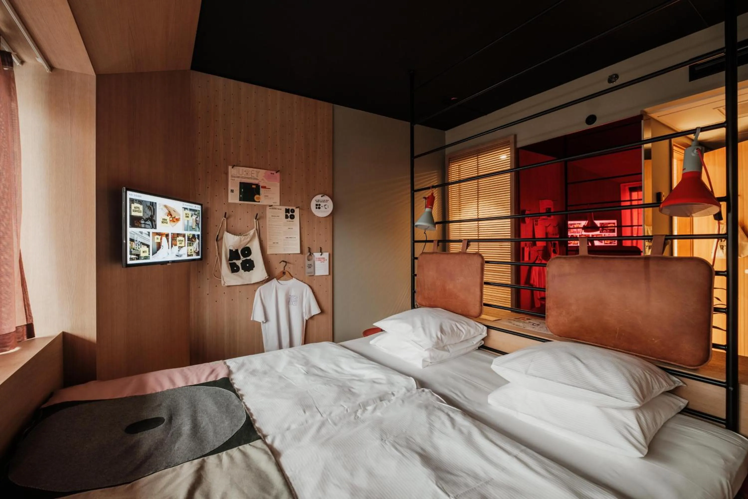 Bed in Hobo Hotel Stockholm